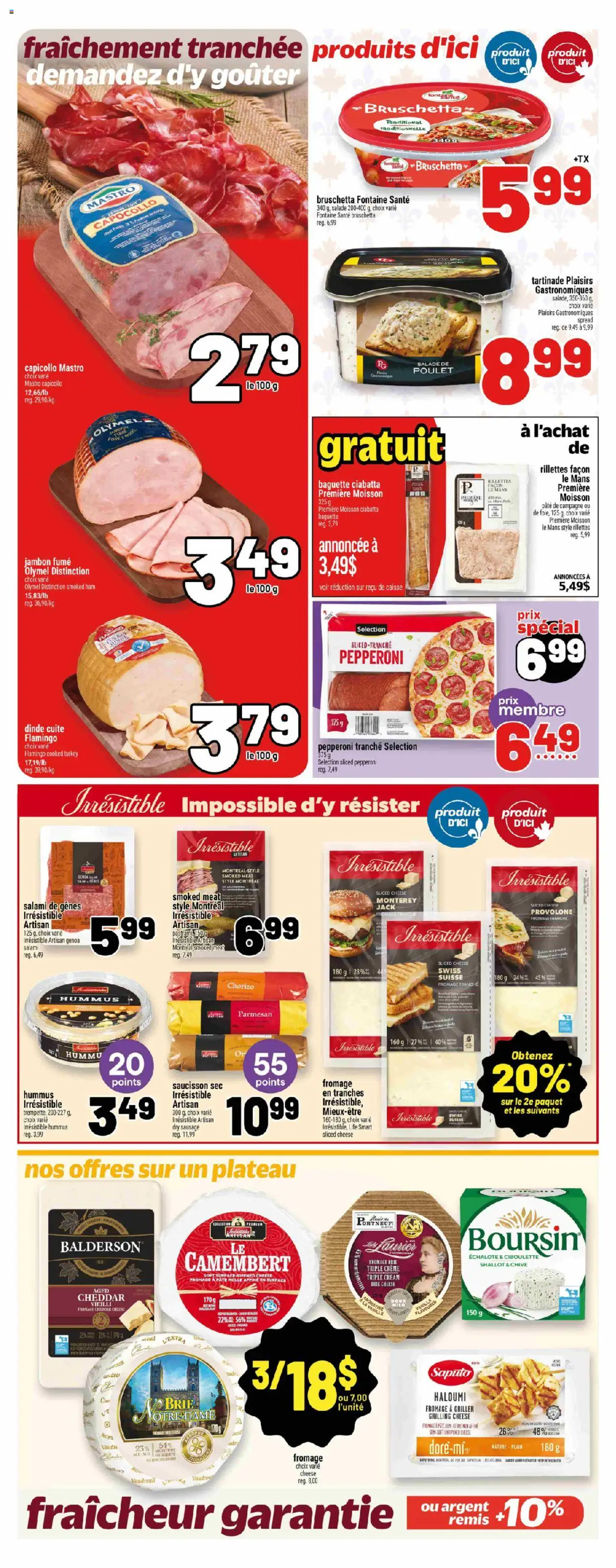 Metro flyer valid from 02.10.2025 | Page: 14 | Products: Cream, Cheese, Salami, Ham