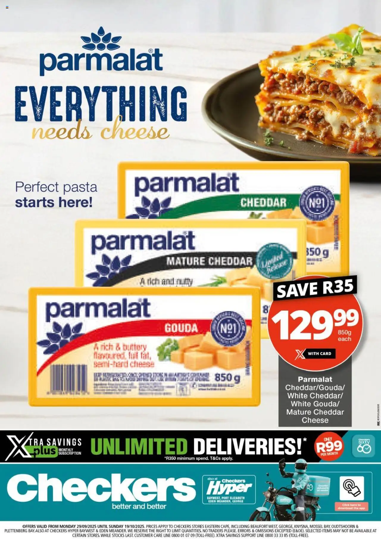 Checkers catalogue specials this week – Eastern Cape – Parmalat Promotion