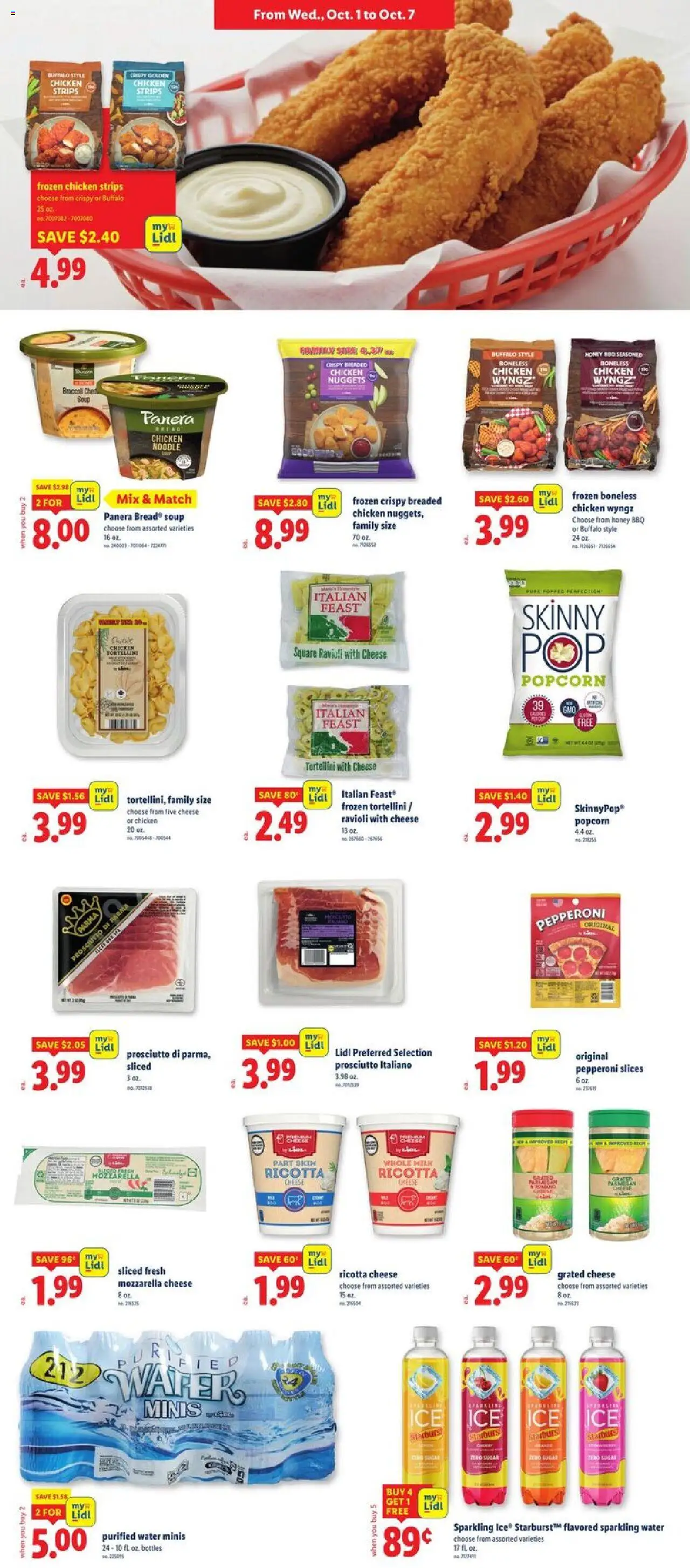 Lidl Weekly Ad - NY - valid from 01.10.2025 | Page: 3 | Products: Broccoli, Milk, Cheese, Water