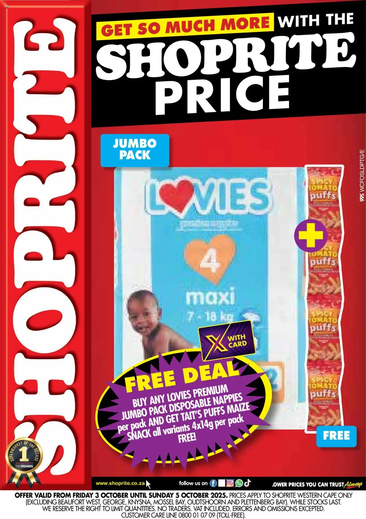 Shoprite Western Cape – More With Shoprite Price Lovies (03/10/2025 – 05/10/2025) → Online Catalogue