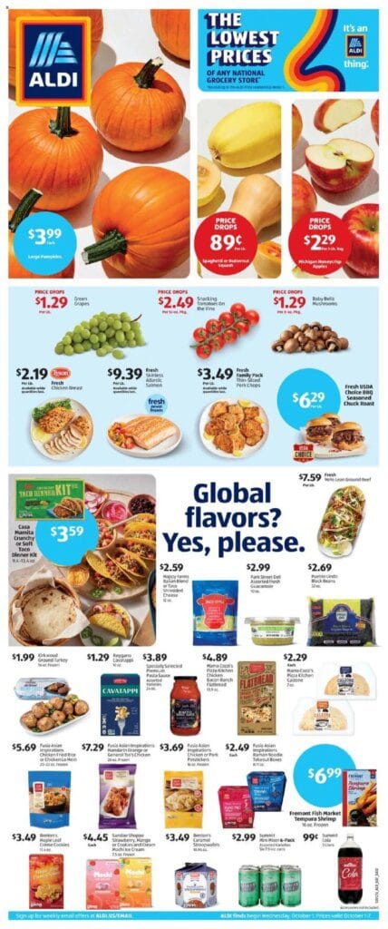 Aldi Weekly Ad (10/01 – 10/07 2025) – Flyer