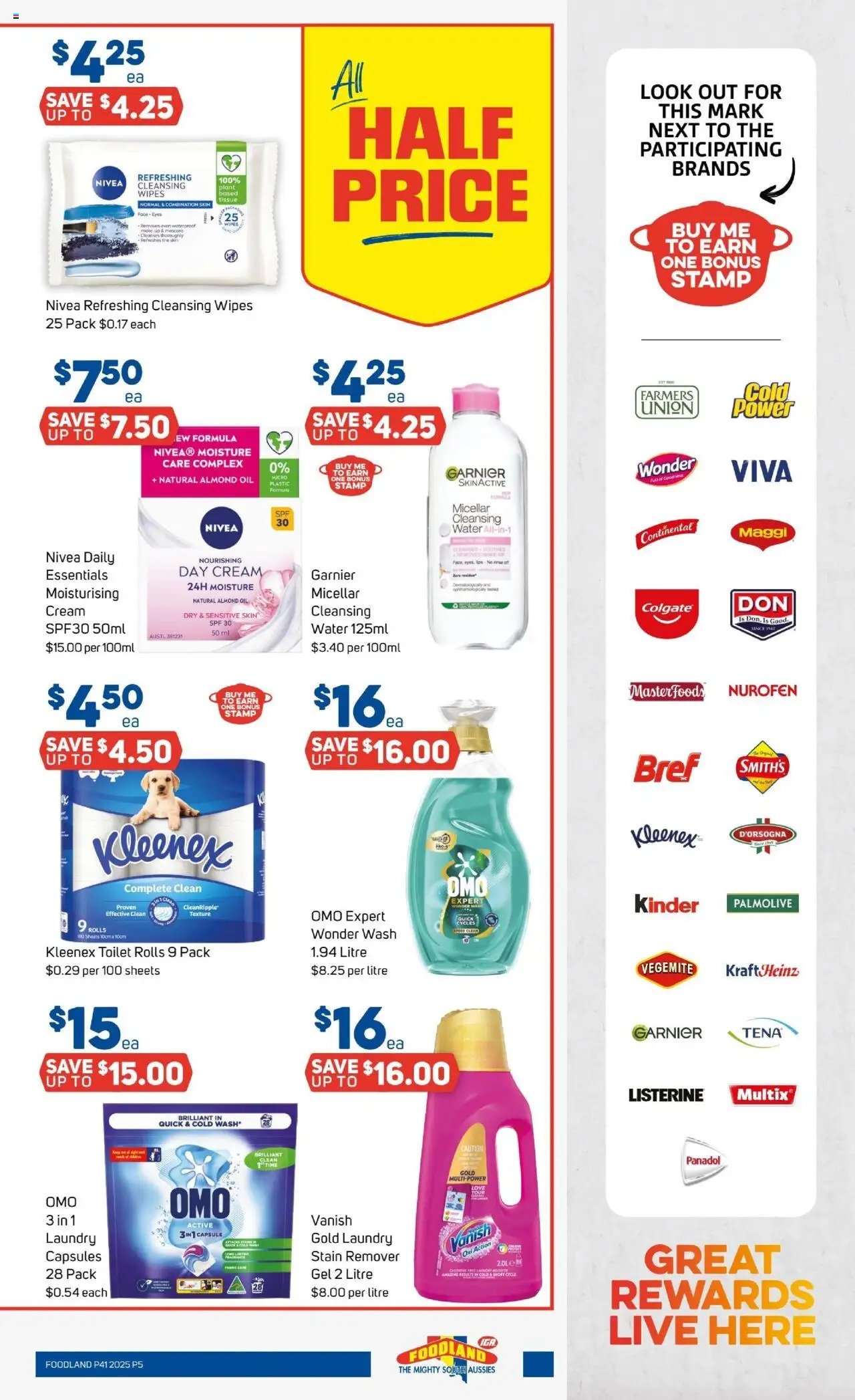 Foodland catalogue - valid from 08.10.2025 | Page: 3 | Products: Plant, Makeup, Cream, Water