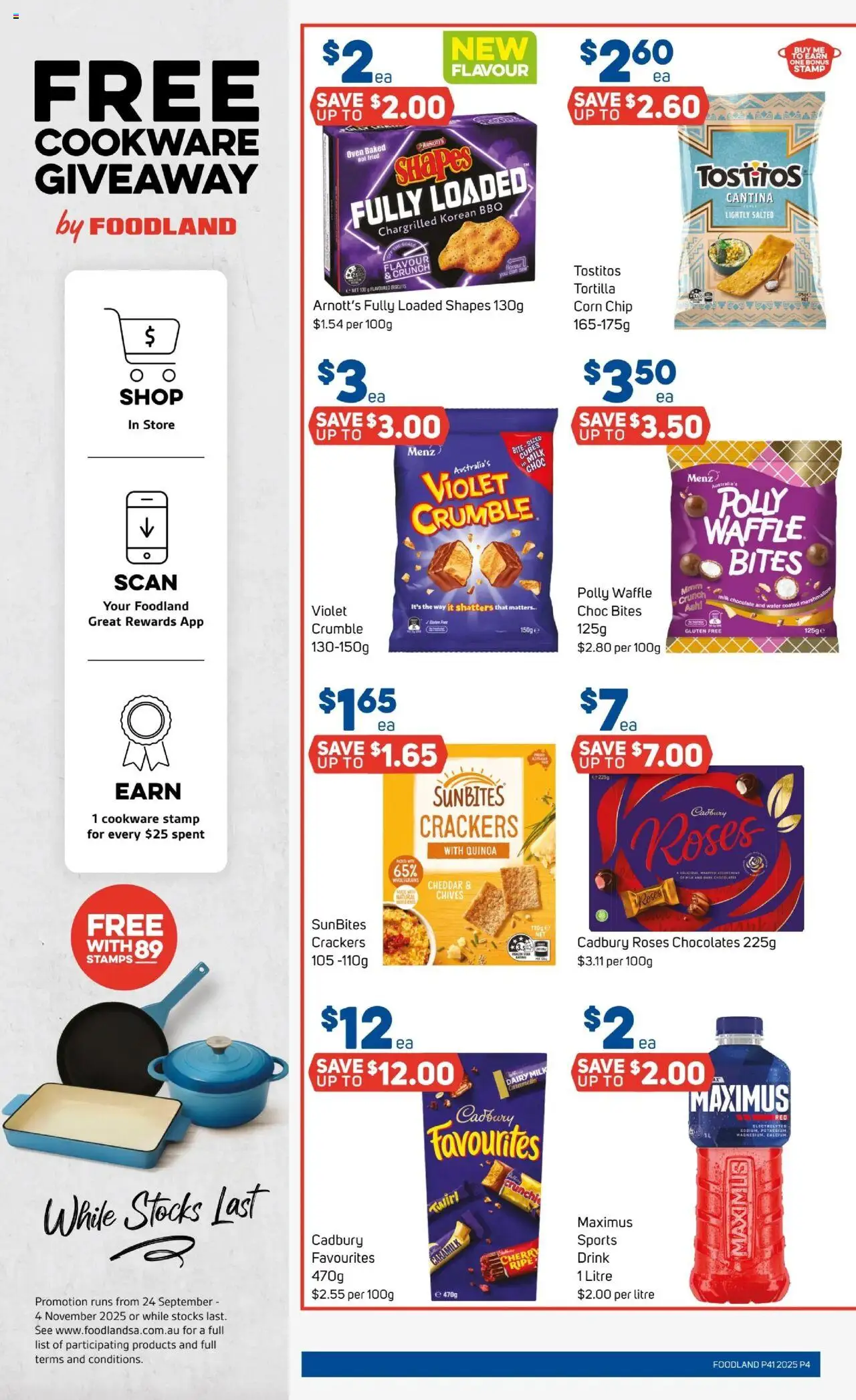 Foodland catalogue - valid from 08.10.2025 | Page: 2 | Products: Milk, Dairy, Chocolate, Cookware