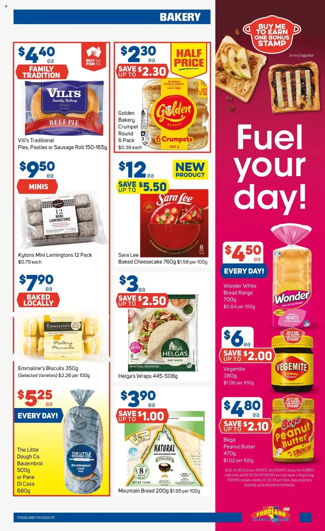Foodland catalogue - valid from 08.10.2025 | Page: 9 | Products: Biscuits, Sugar, Sausage, Vegemite