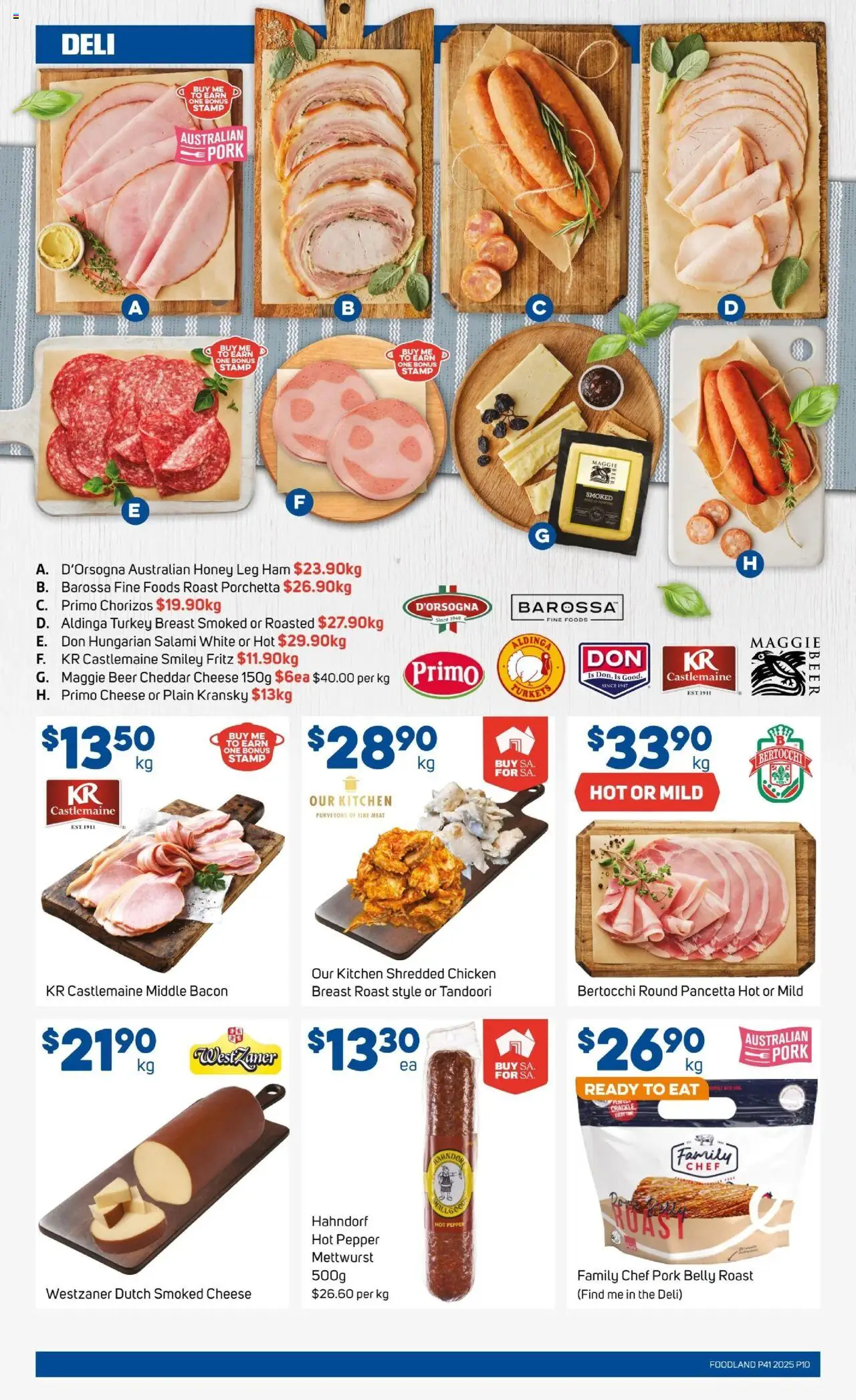 Foodland catalogue - valid from 08.10.2025 | Page: 8 | Products: Ham, Honey, Beer, Chicken