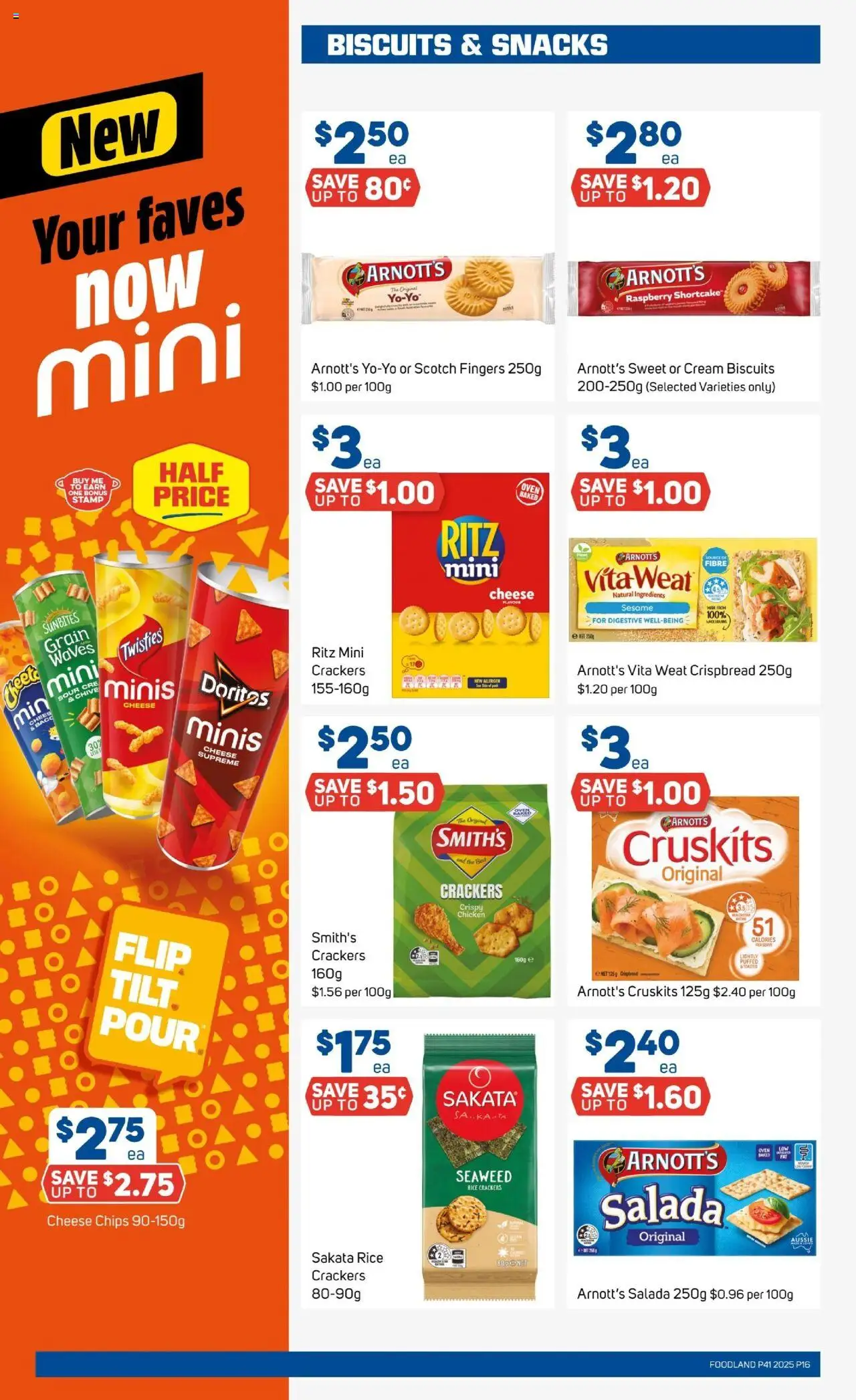 Foodland catalogue - valid from 08.10.2025 | Page: 14 | Products: Rice, Cream, Biscuits, Raspberry