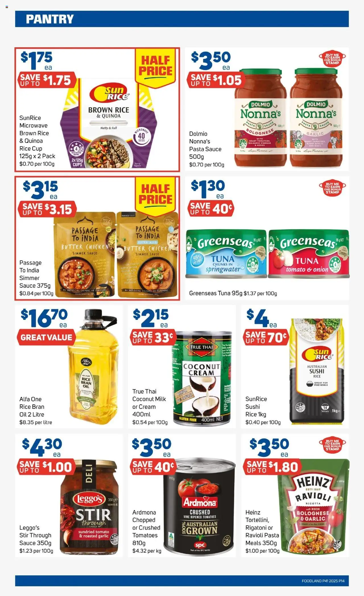 Foodland catalogue - valid from 08.10.2025 | Page: 12 | Products: Light, Pasta, Garlic, Vinegar