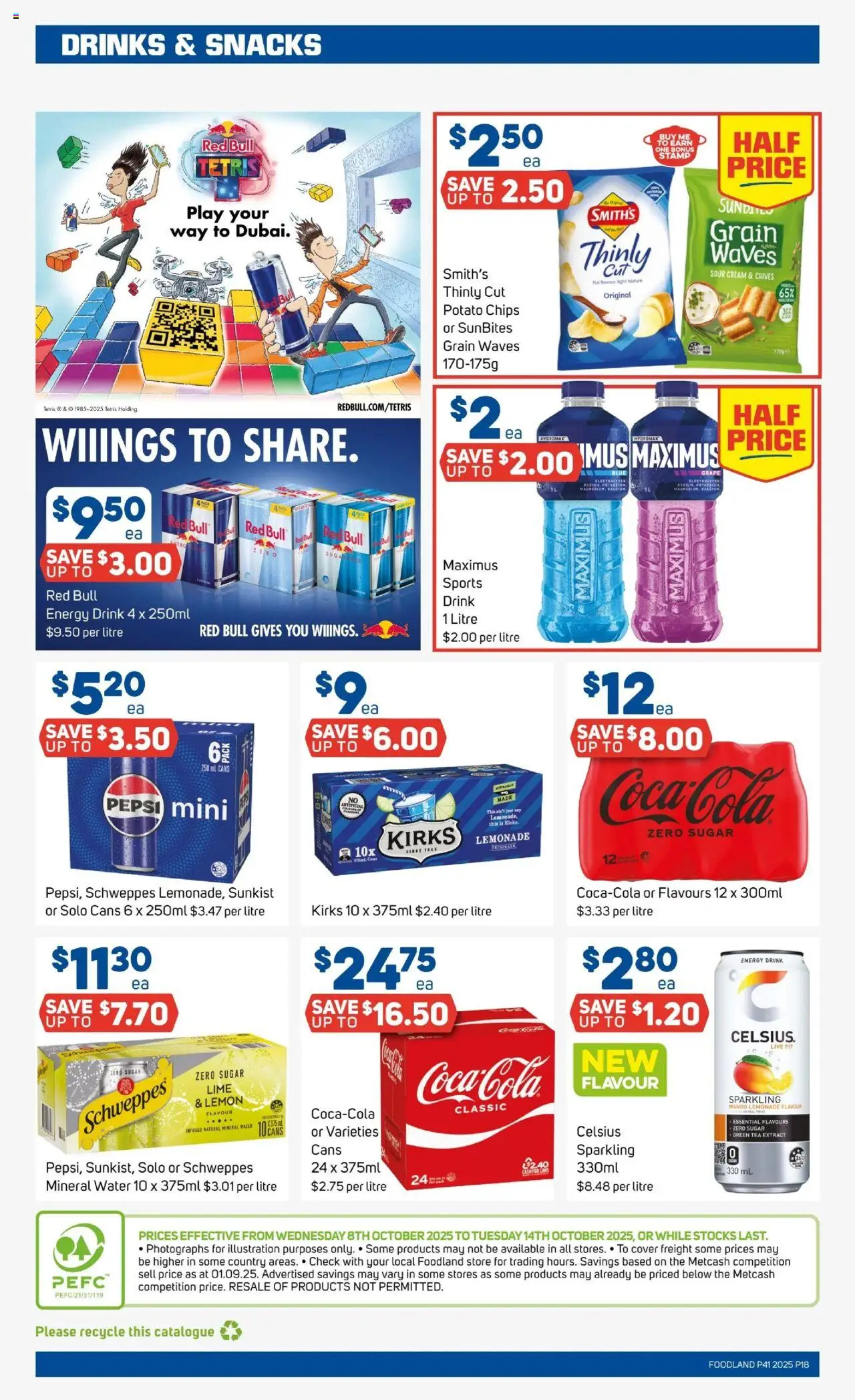 Foodland catalogue - valid from 08.10.2025 | Page: 16 | Products: Tea, Water, Lemon, Mango