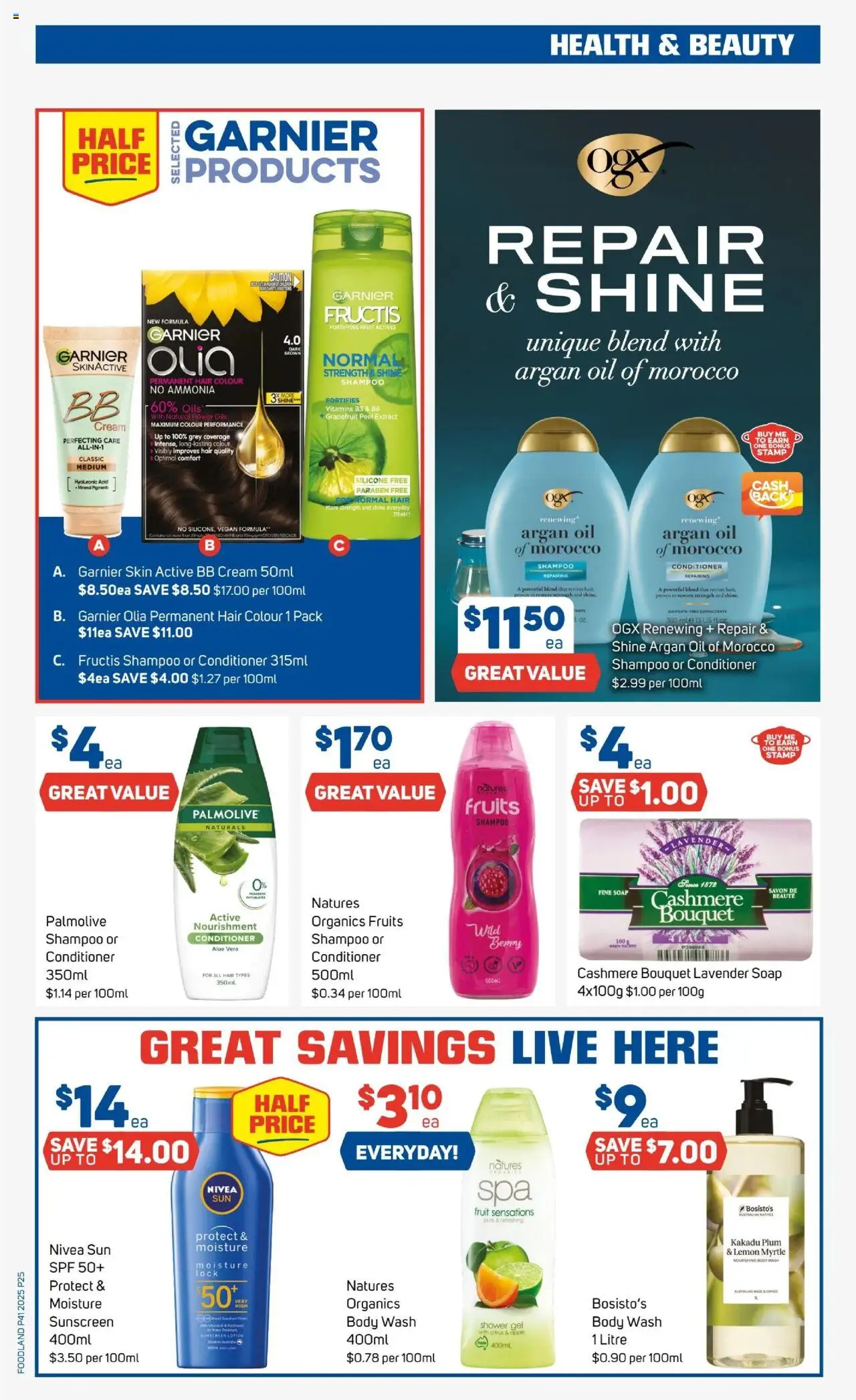 Foodland catalogue - valid from 08.10.2025 | Page: 23 | Products: Lotion, Grapefruit, Fruits, Lemon