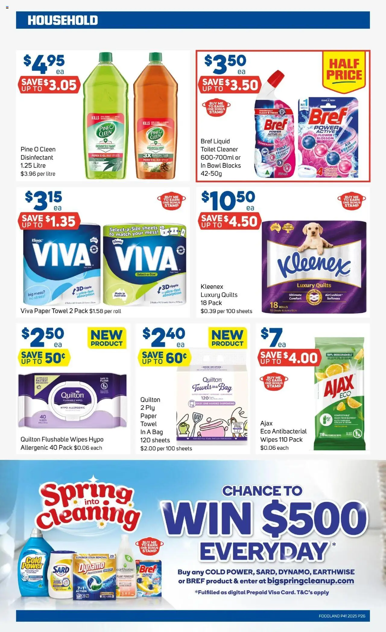 Foodland catalogue - valid from 08.10.2025 | Page: 24 | Products: Toilet, Household, Towels, Digital
