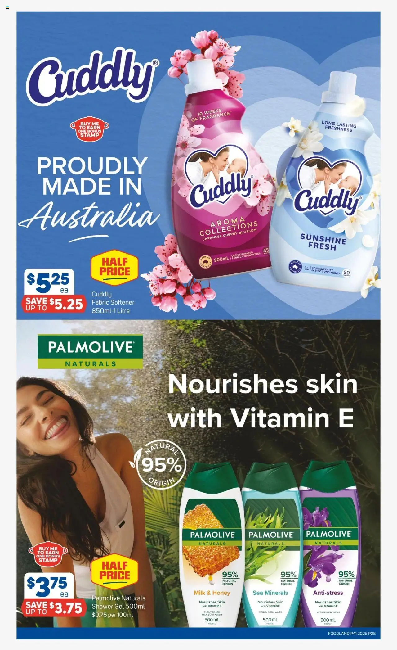 Foodland catalogue - valid from 08.10.2025 | Page: 26 | Products: Shower, Milk, Fabric softener, Vitamin
