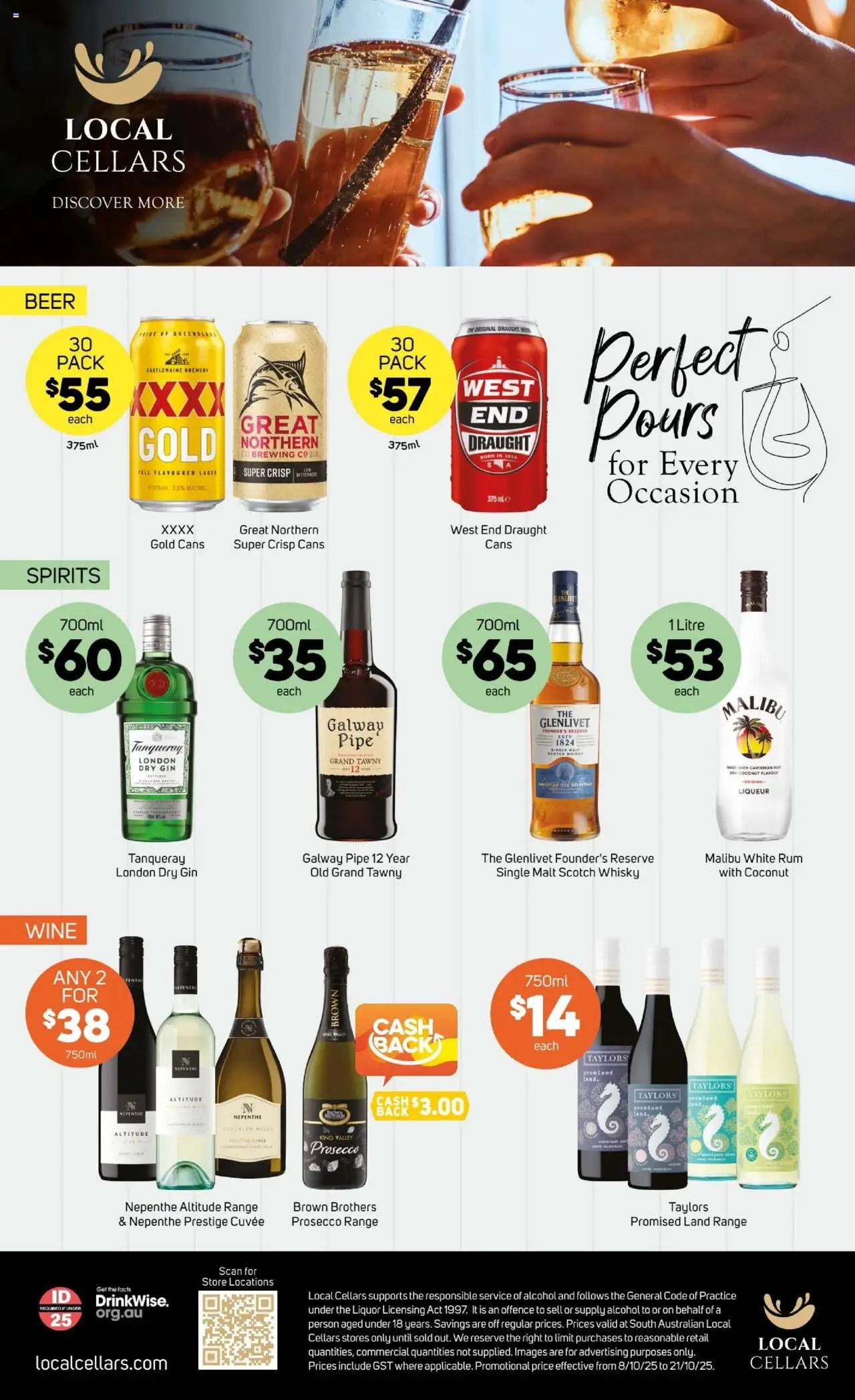 Foodland catalogue - valid from 08.10.2025 | Page: 31 | Products: Wine, Beer, Rum, Scotch