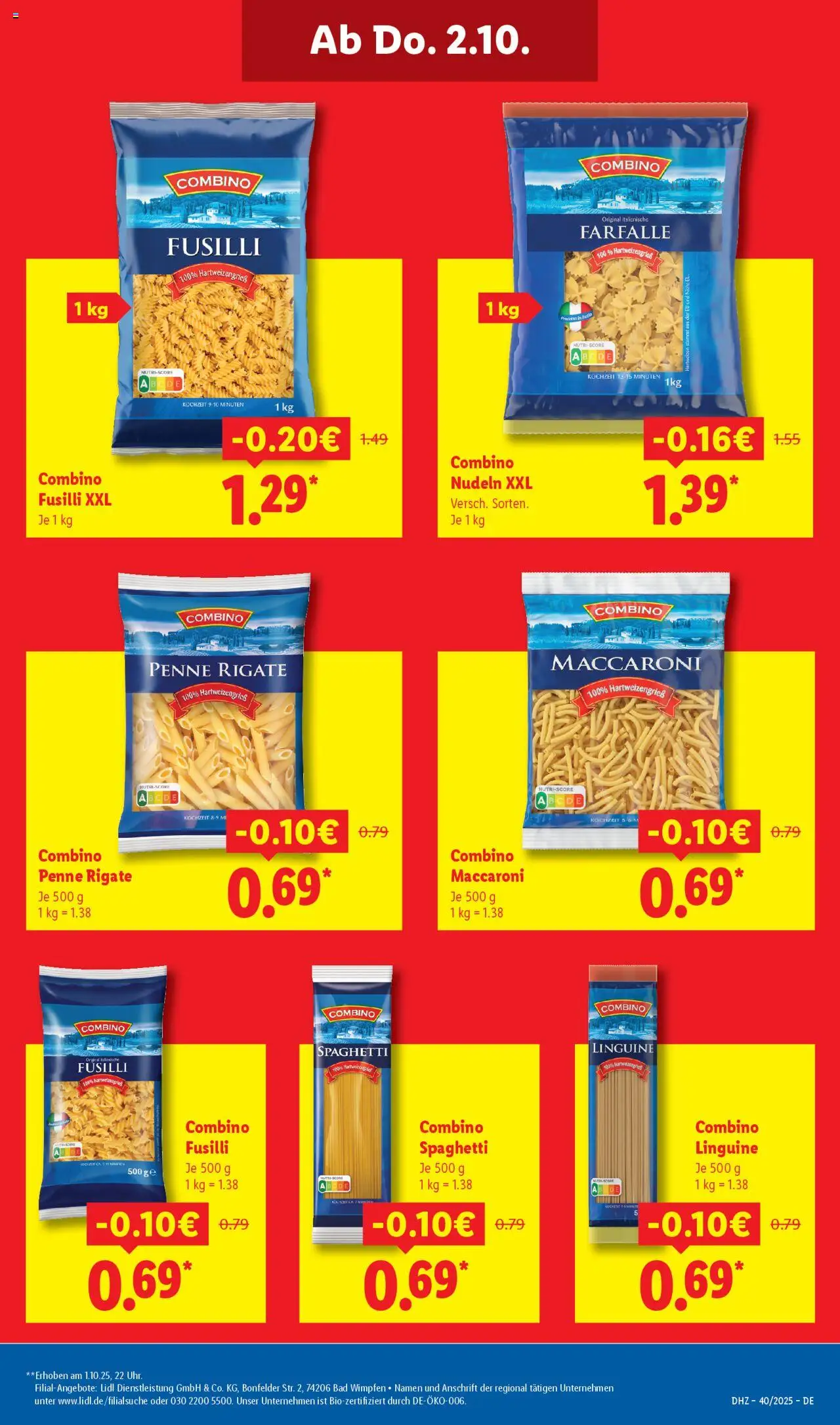 Lidl Prospekt Grimma – gültig ab 29.09.2025 | Seite: 3 | Produkte: Bad, Nudeln