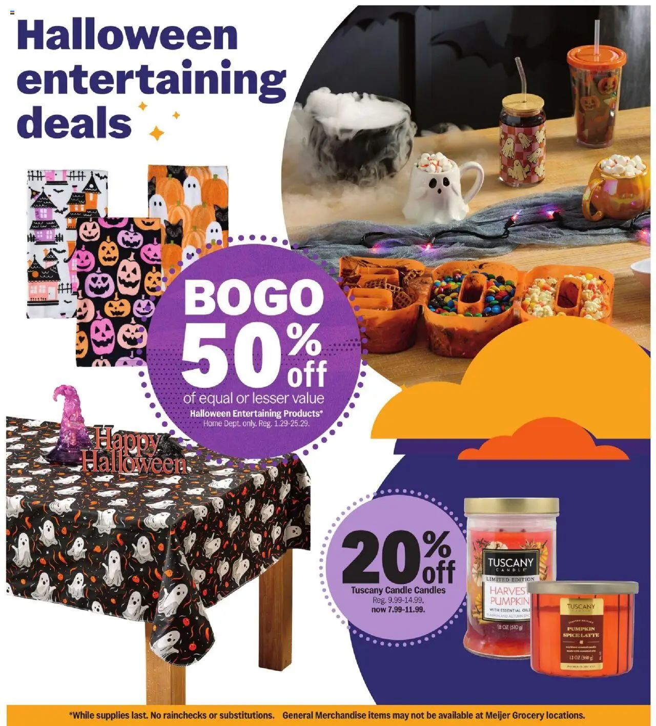 Meijer Halloween deals - valid from 08.10.2025 | Page: 3 | Products: Pumpkin