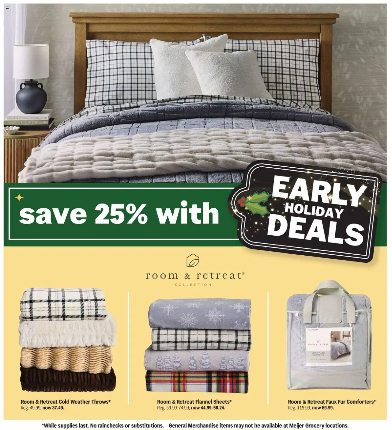 Meijer Halloween deals - valid from 08.10.2025 | Page: 9 | Products: Comforter