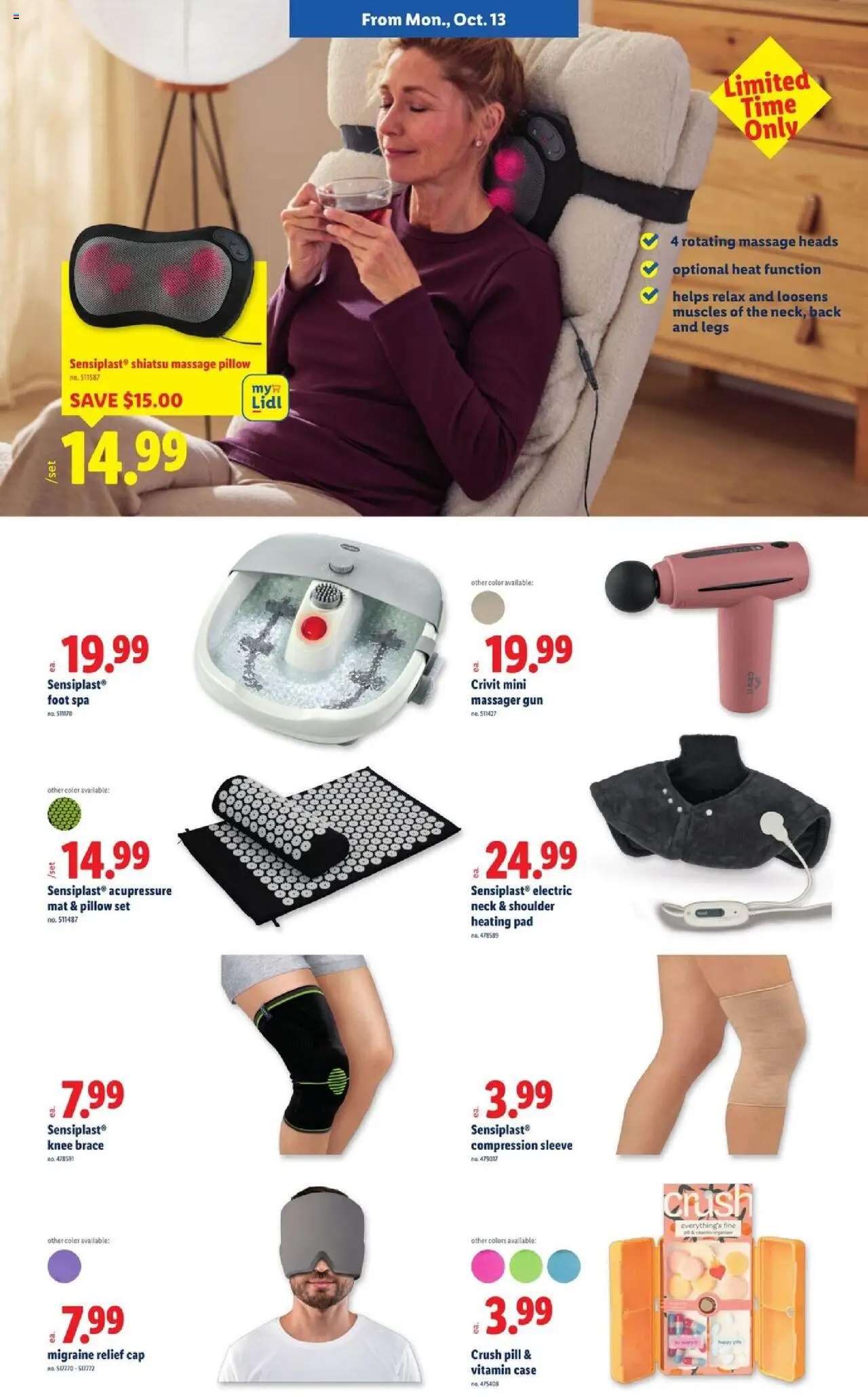 Lidl Weekly Ad - GA - valid from 08.10.2025 | Page: 6 | Products: Vitamin, Pillow, Cap, Case Lidl Weekly Ad - GA - valid from 08.10.2025 | Page: 6 | Products: Vitamin, Pillow, Cap, Case