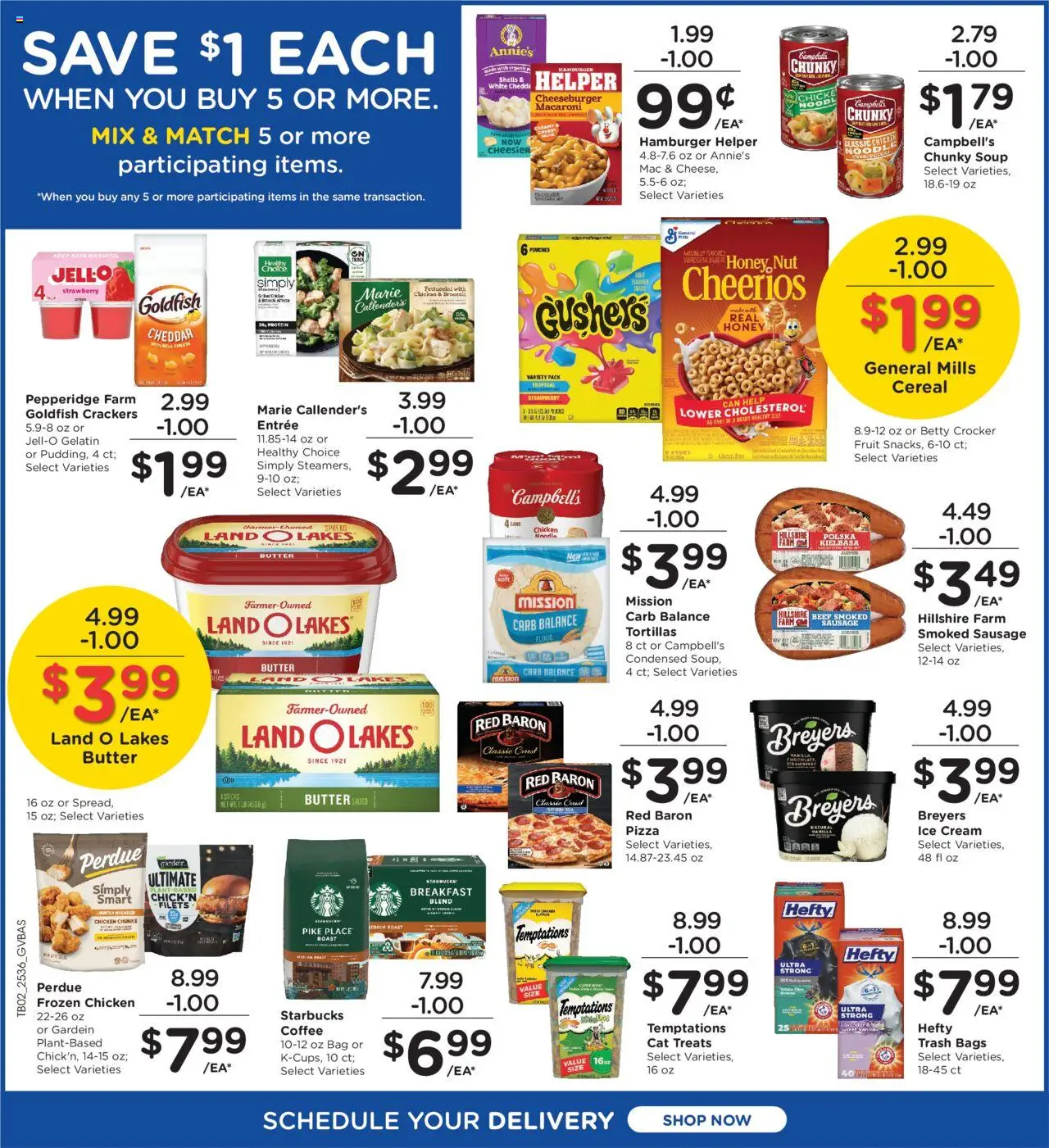 Kroger Ad - valid from 08.10.2025 | Page: 3 | Products: Butter, Ice cream, Sausage, Bag Kroger Ad - valid from 08.10.2025 | Page: 3 | Products: Butter, Ice cream, Sausage, Bag