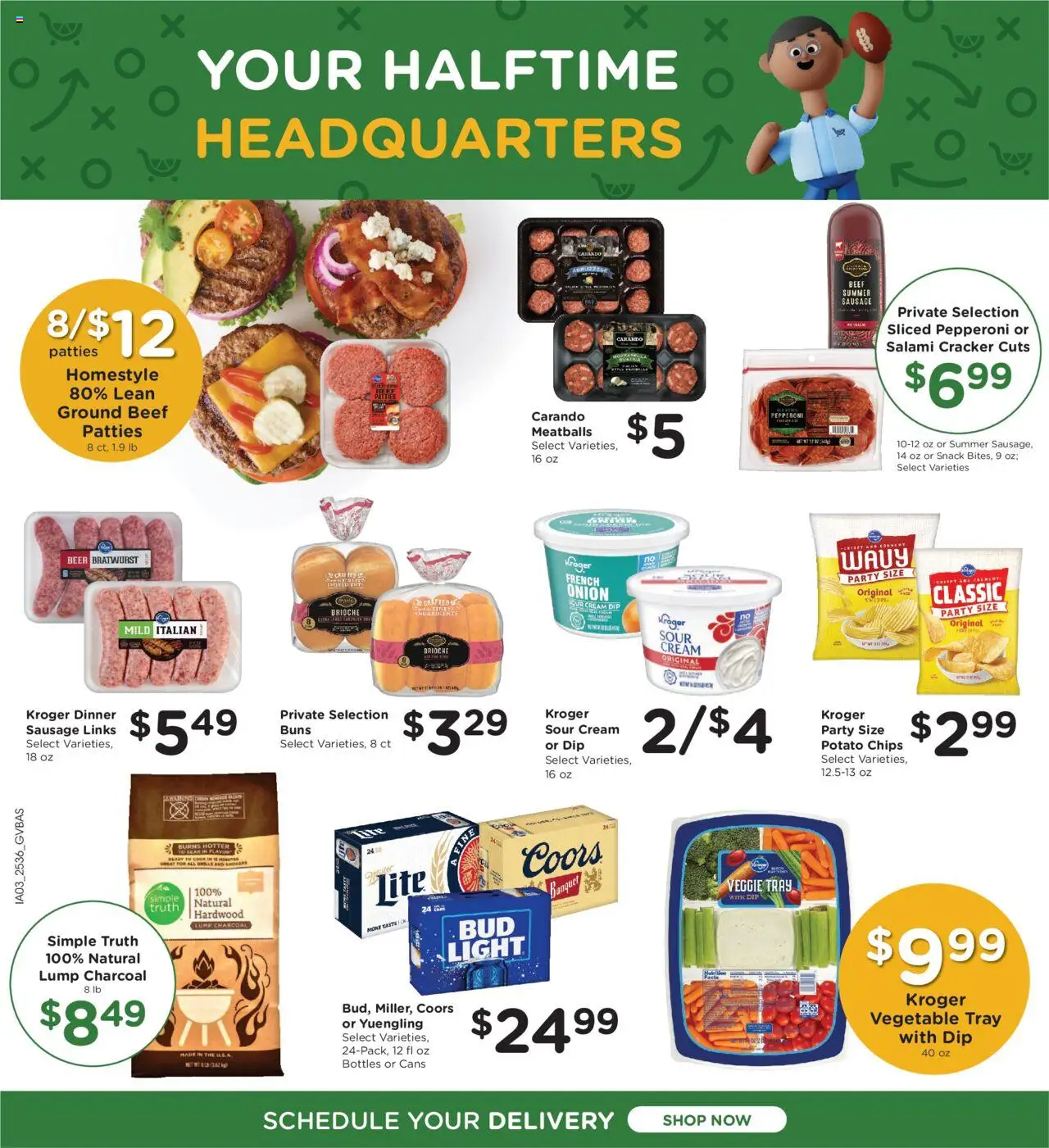 Kroger Ad - valid from 08.10.2025 | Page: 7 | Products: Chips, Cream, Sausage, Onion Kroger Ad - valid from 08.10.2025 | Page: 7 | Products: Chips, Cream, Sausage, Onion