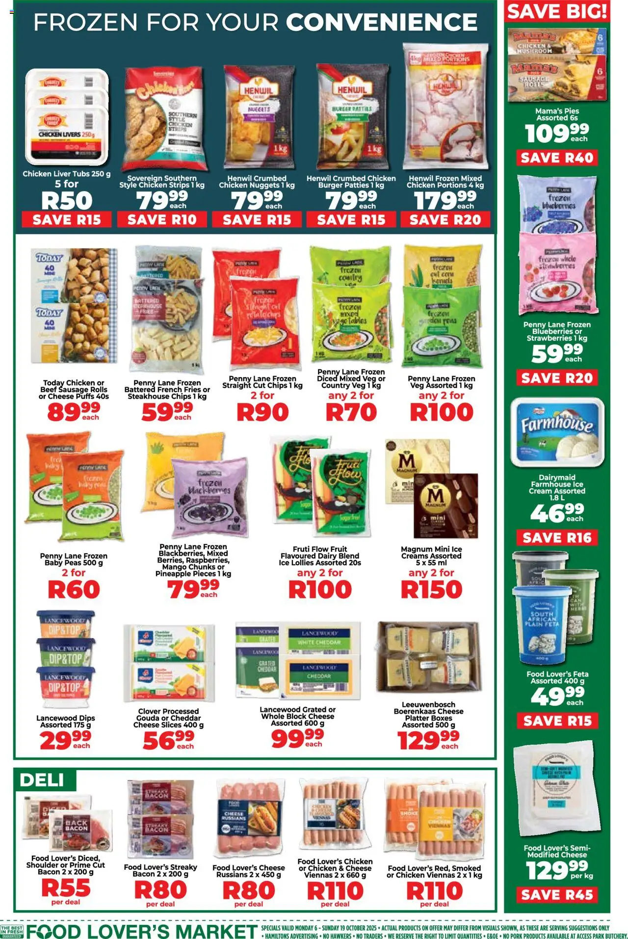 New Food Lover's Market catalogue – valid from 06.10.2025 | Page: 5 | Products: Platter, Beef, Chips, Cream