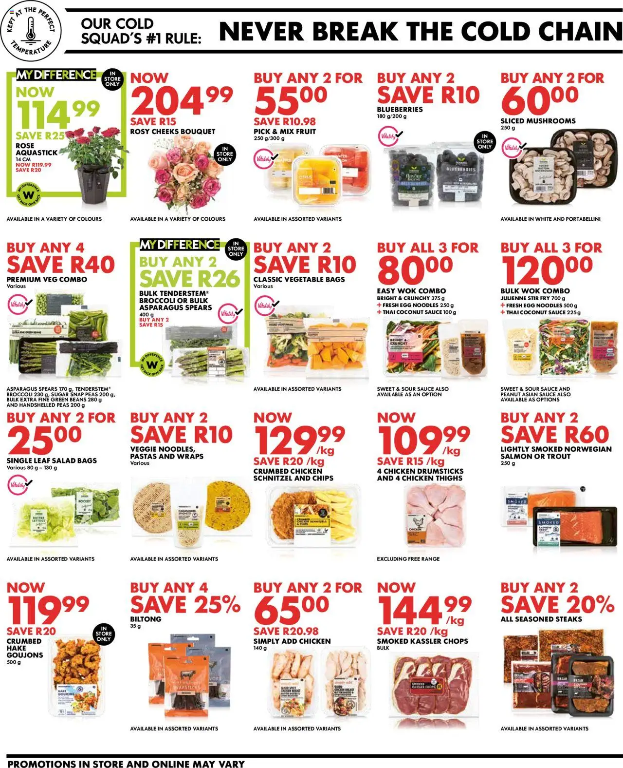 New Woolworths catalogue – valid from 06.10.2025 | Page: 2 | Products: Mushrooms, Beans, Fruit, Sugar