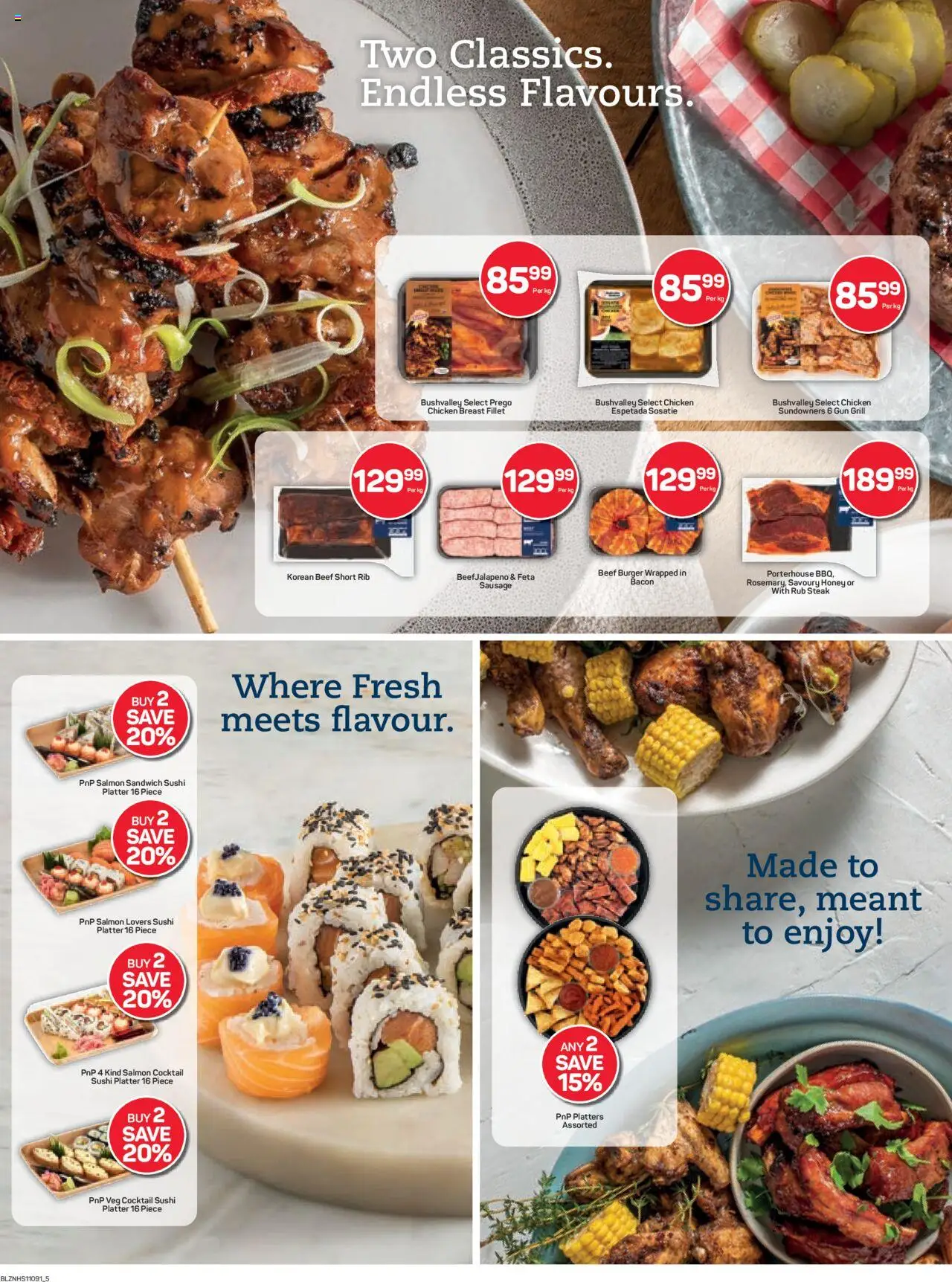 New Pick n Pay catalogue – valid from 06.10.2025 | Page: 5 | Products: Grill, Chicken, Beef, Bacon