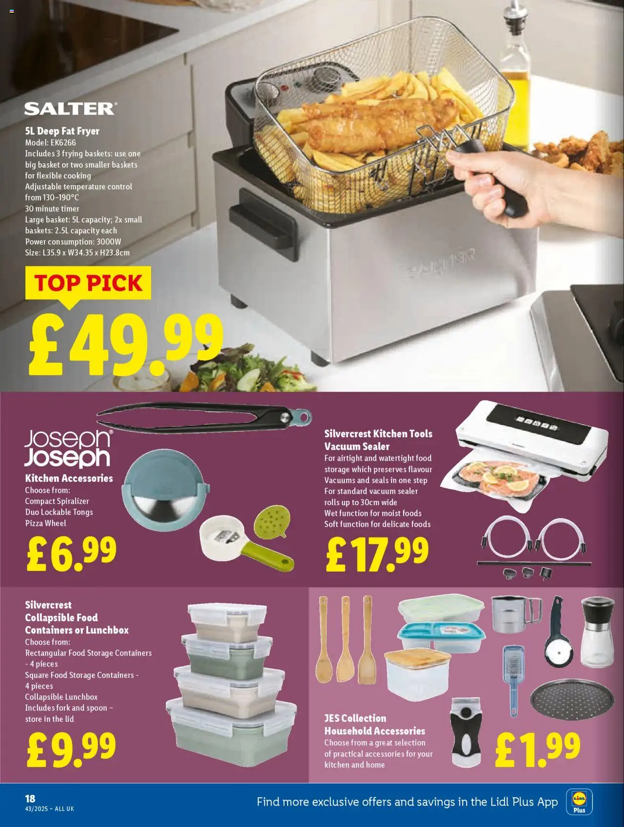 {H1} | Page: 18 | Products: Basket, Kitchen, Fork, Fryer {H1} | Page: 18 | Products: Basket, Kitchen, Fork, Fryer