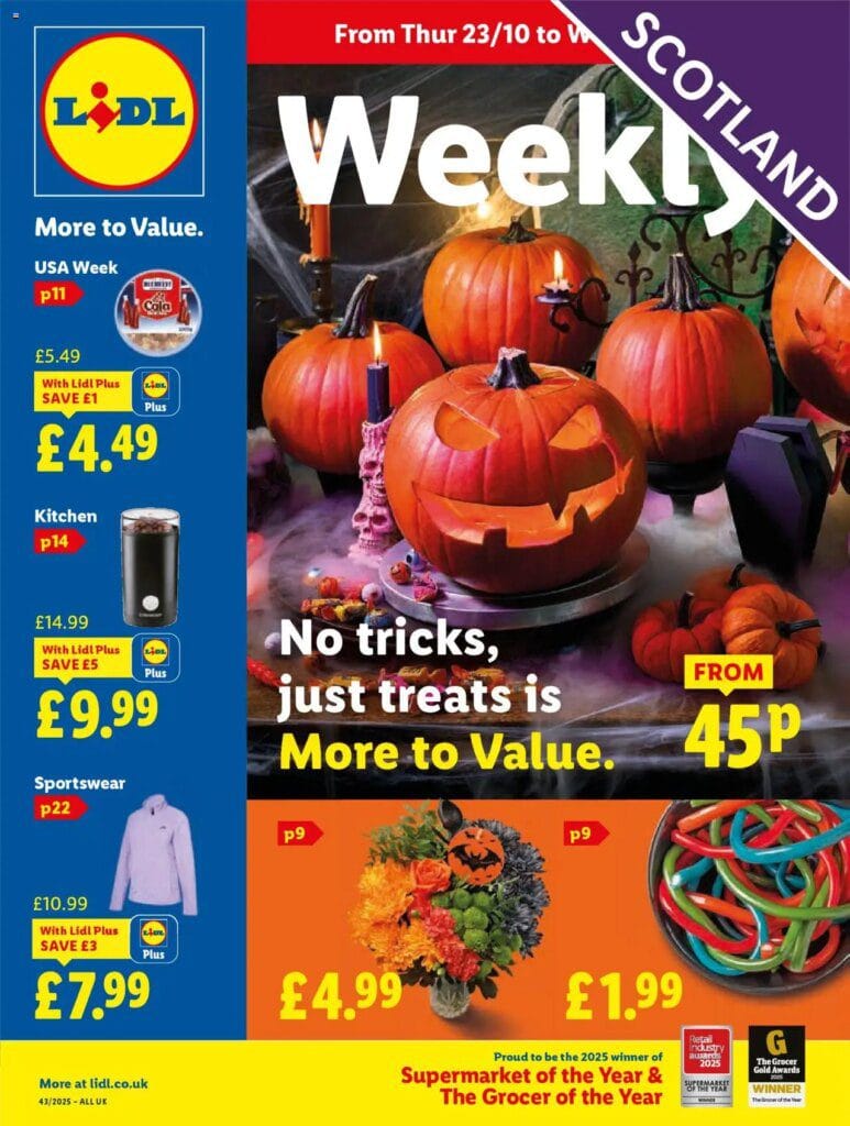Lidl – Lidl Weekly Scotland (23/10/2025 – 29/10/2025) – Offers Online