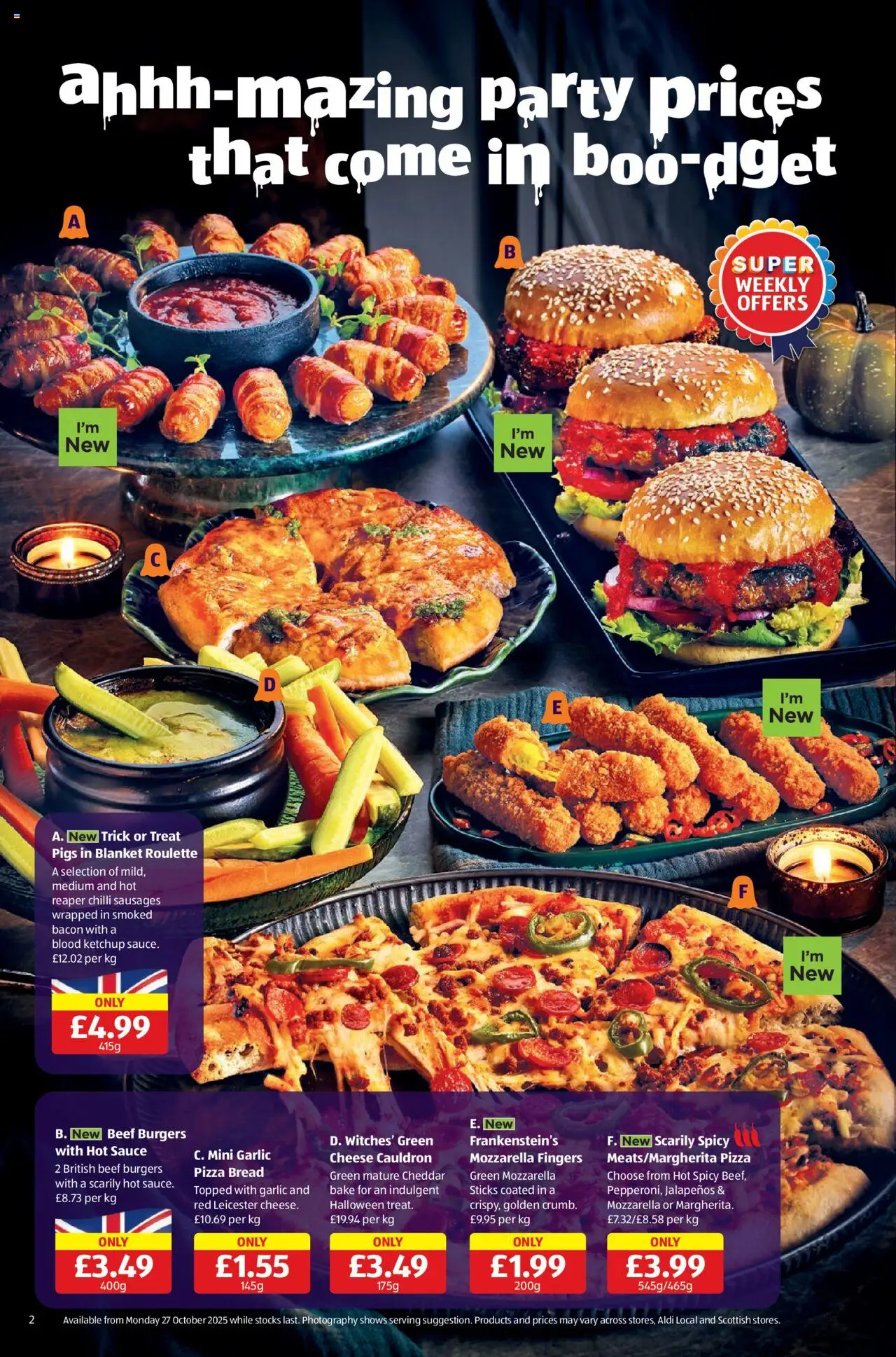 {H1} | Page: 2 | Products: Garlic, Cheese, Beef, Bacon