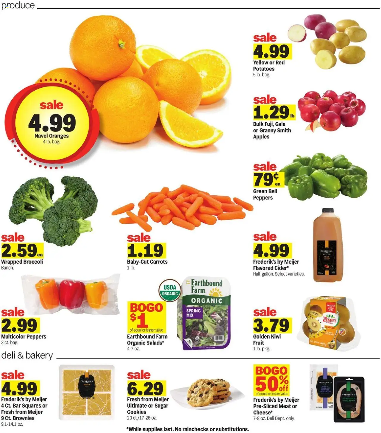 Meijer Weekly Ad - valid from 22.10.2025 | Page: 6 | Products: Apples, Kiwi, Cookies, Potatoes Meijer Weekly Ad - valid from 22.10.2025 | Page: 6 | Products: Apples, Kiwi, Cookies, Potatoes