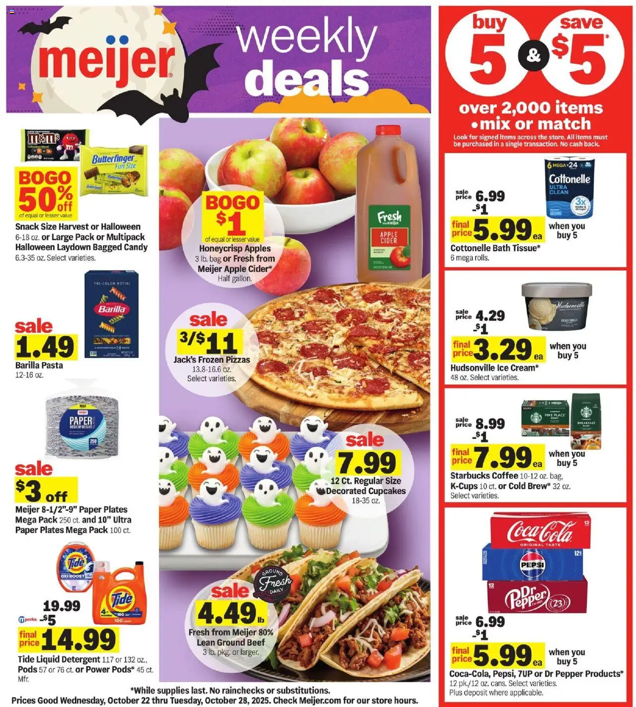 Meijer Weekly Ad (10/22 – 10/28 2025) – Flyer