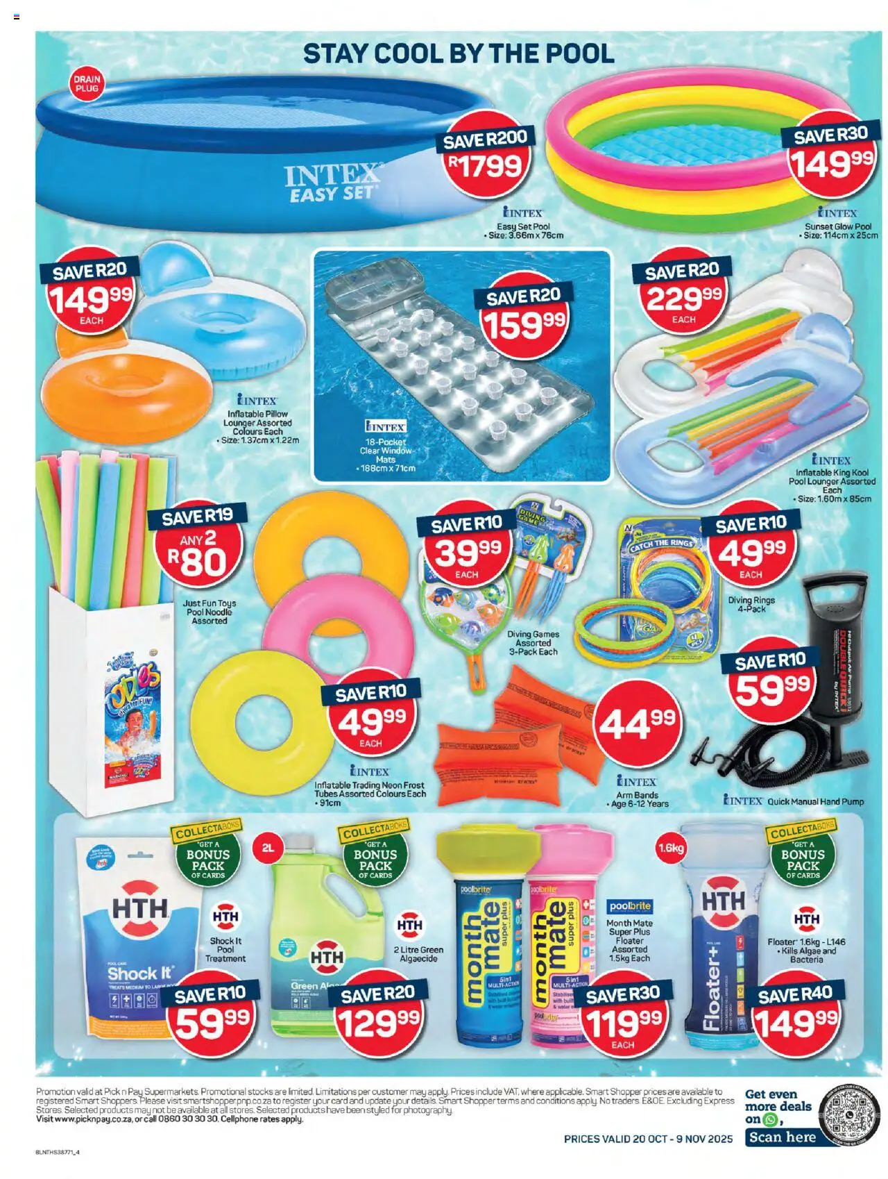 New Pick n Pay catalogue – valid from 20.10.2025 | Page: 4 | Products: Games, Toys, Pillow, Water