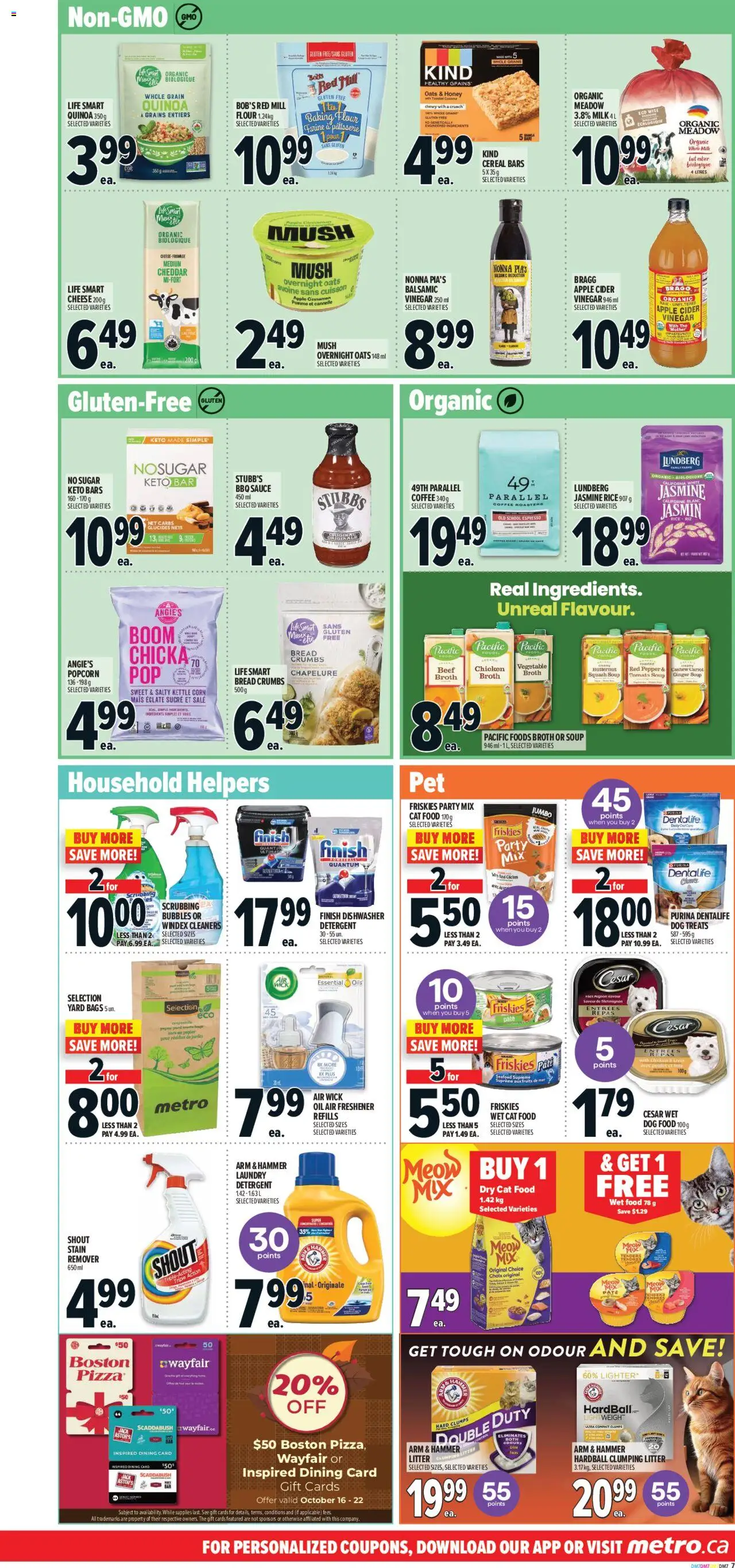 Metro flyer valid from 16.10.2025 | Page: 16 | Products: Beef, Carrot, Milk, Bread Metro flyer valid from 16.10.2025 | Page: 16 | Products: Beef, Carrot, Milk, Bread