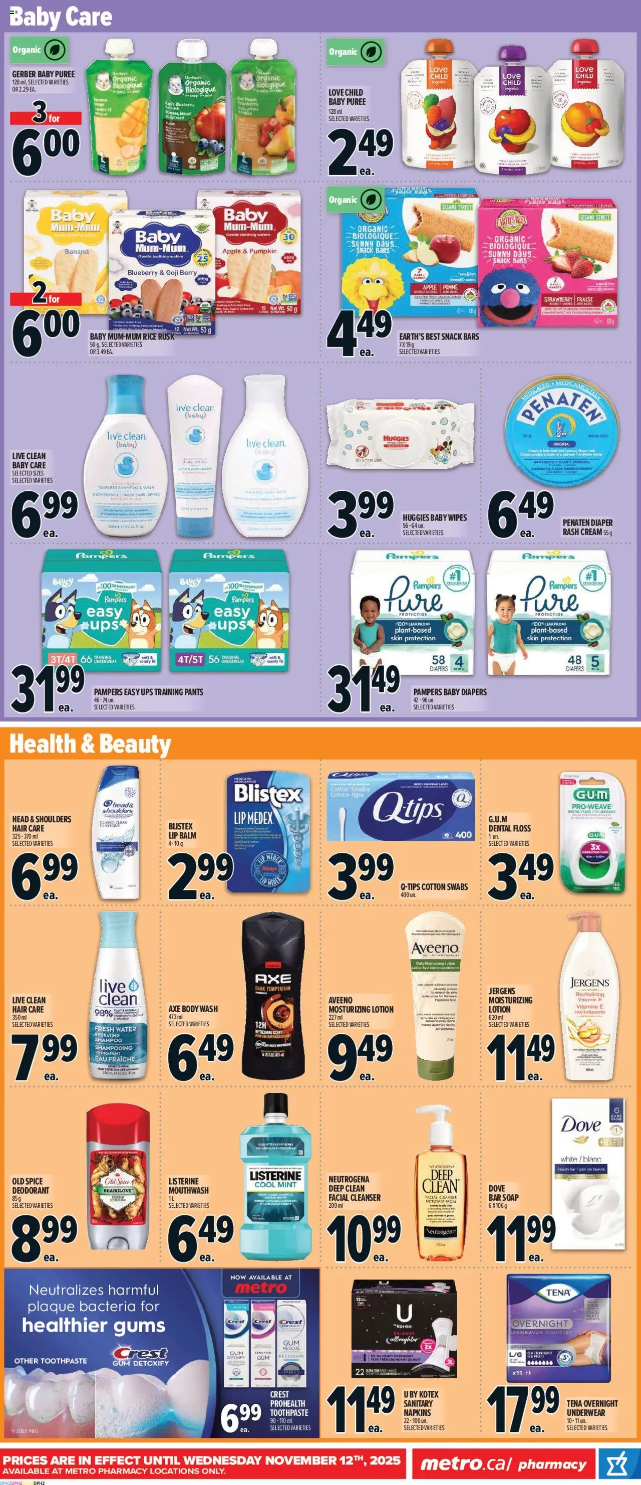 Metro flyer valid from 16.10.2025 | Page: 18 | Products: Cream, Fragrance, Shampoo, Toothpaste Metro flyer valid from 16.10.2025 | Page: 18 | Products: Cream, Fragrance, Shampoo, Toothpaste