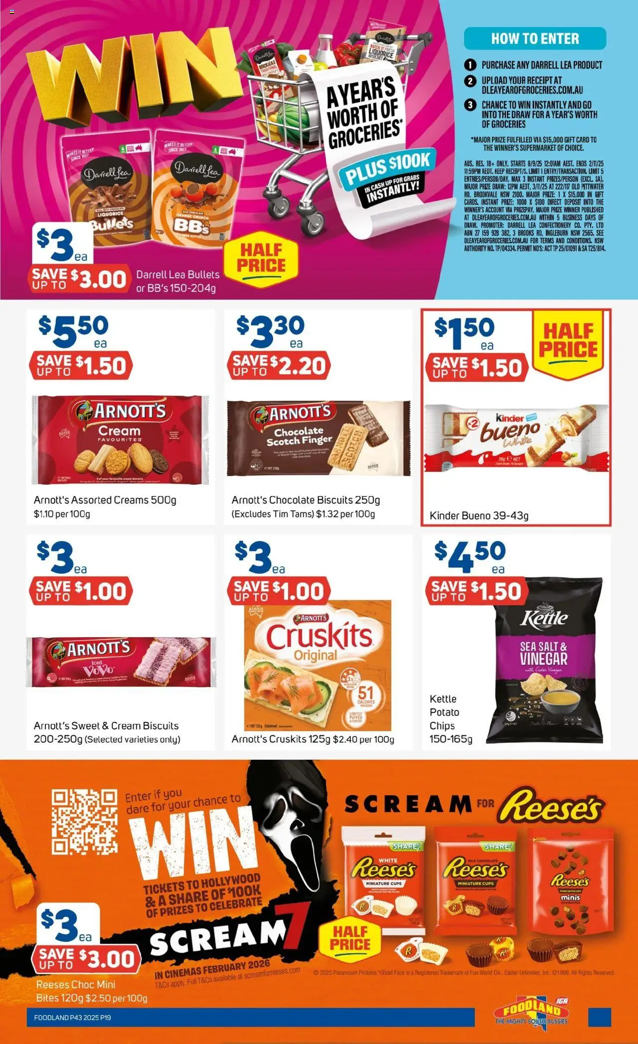 Foodland catalogue - valid from 22.10.2025 | Page: 19 | Products: Butter, Chocolate, Cream, Scotch Foodland catalogue - valid from 22.10.2025 | Page: 19 | Products: Butter, Chocolate, Cream, Scotch