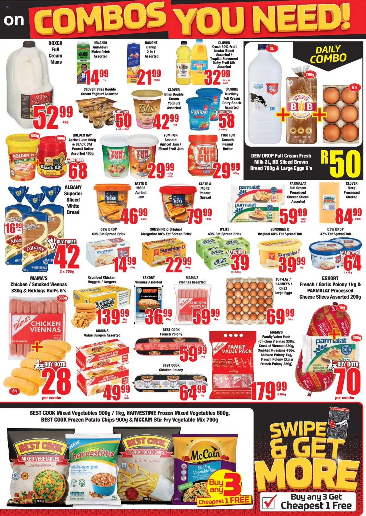 New Boxer catalogue – valid from 09.10.2025 | Page: 3 | Products: Jam, Margarine, Burgers, Garlic