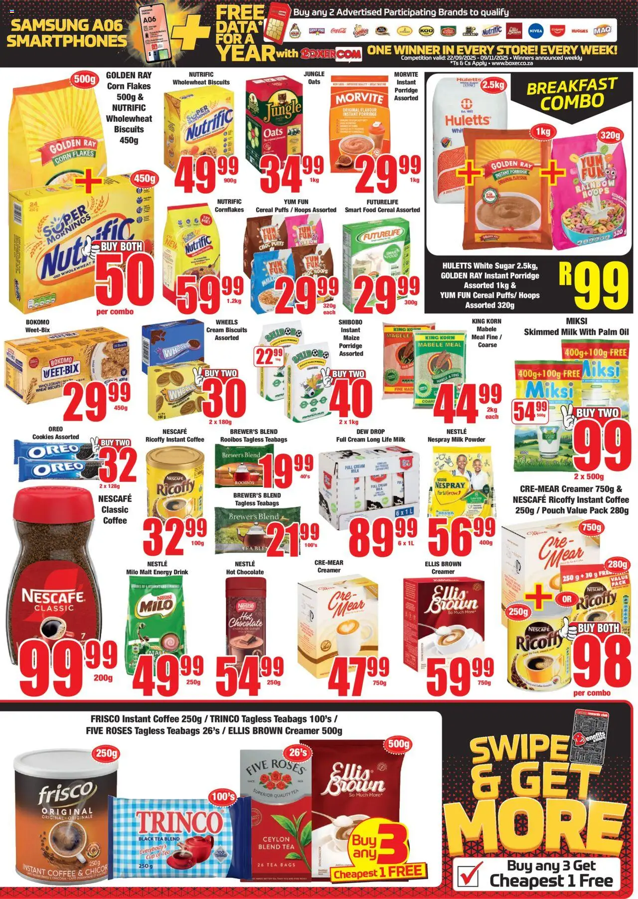 New Boxer catalogue – valid from 09.10.2025 | Page: 5 | Products: Hot chocolate, Powder, Flakes, Sugar