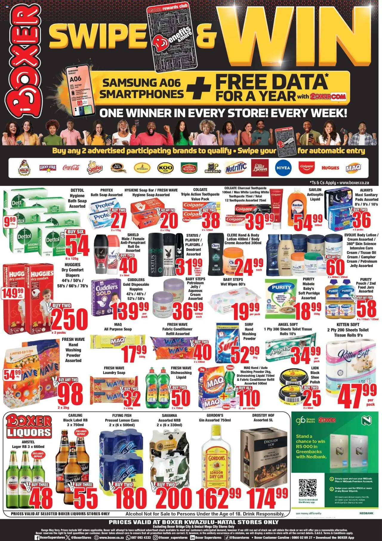 New Boxer catalogue – valid from 09.10.2025 | Page: 8 | Products: Powder, Fish, Lemon, Lotion