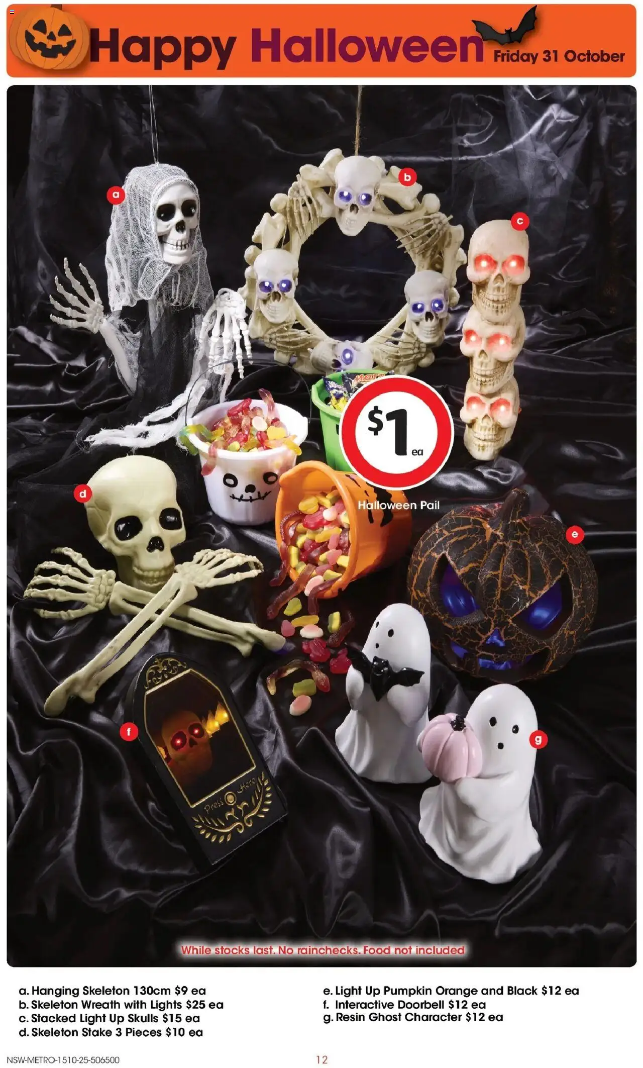 Coles catalogue - valid from 15.10.2025 | Page: 12 | Products: Light, Pumpkin, Doorbell, Press Coles catalogue - valid from 15.10.2025 | Page: 12 | Products: Light, Pumpkin, Doorbell, Press