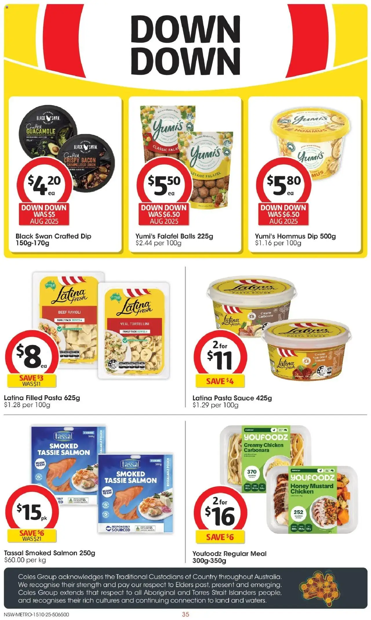 Coles catalogue - valid from 15.10.2025 | Page: 35 | Products: Chicken, Mustard, Beef, Salmon Coles catalogue - valid from 15.10.2025 | Page: 35 | Products: Chicken, Mustard, Beef, Salmon