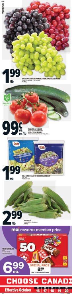 Metro – Saint-Augustin-De-Desmaures from Oct 16, 2025 > weekly specials & deals