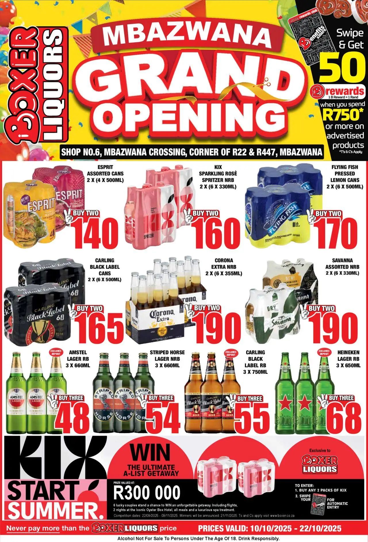 New Boxer catalogue – valid from 10.10.2025 | Page: 1 | Products: Box, Beer, Fish, Lemon