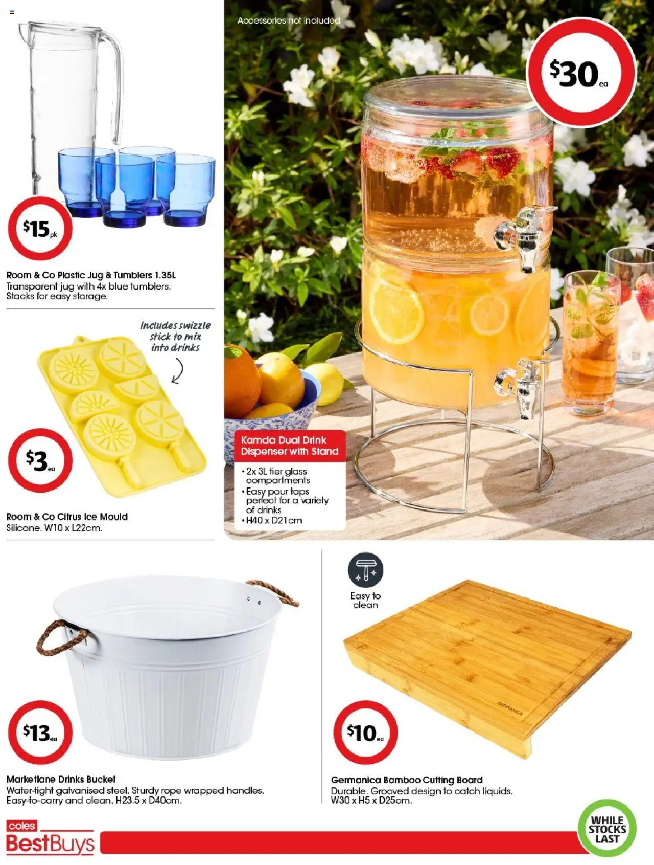 Coles catalogue - valid from 24.10.2025 | Page: 5 | Products: Bucket, Accessories Coles catalogue - valid from 24.10.2025 | Page: 5 | Products: Bucket, Accessories