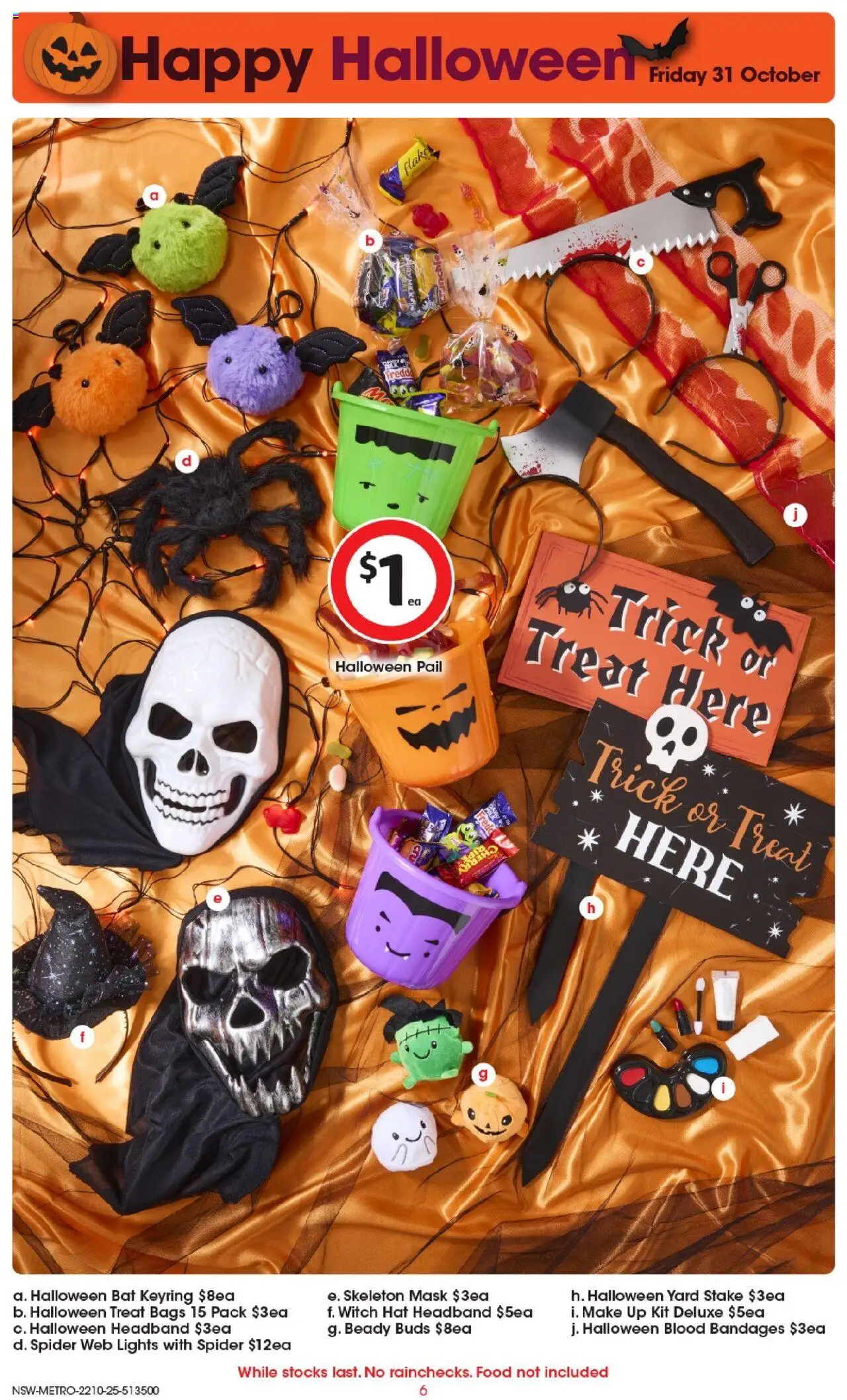 Coles catalogue - valid from 22.10.2025 | Page: 6 | Products: Milk, Mask, Flakes, Hat Coles catalogue - valid from 22.10.2025 | Page: 6 | Products: Milk, Mask, Flakes, Hat