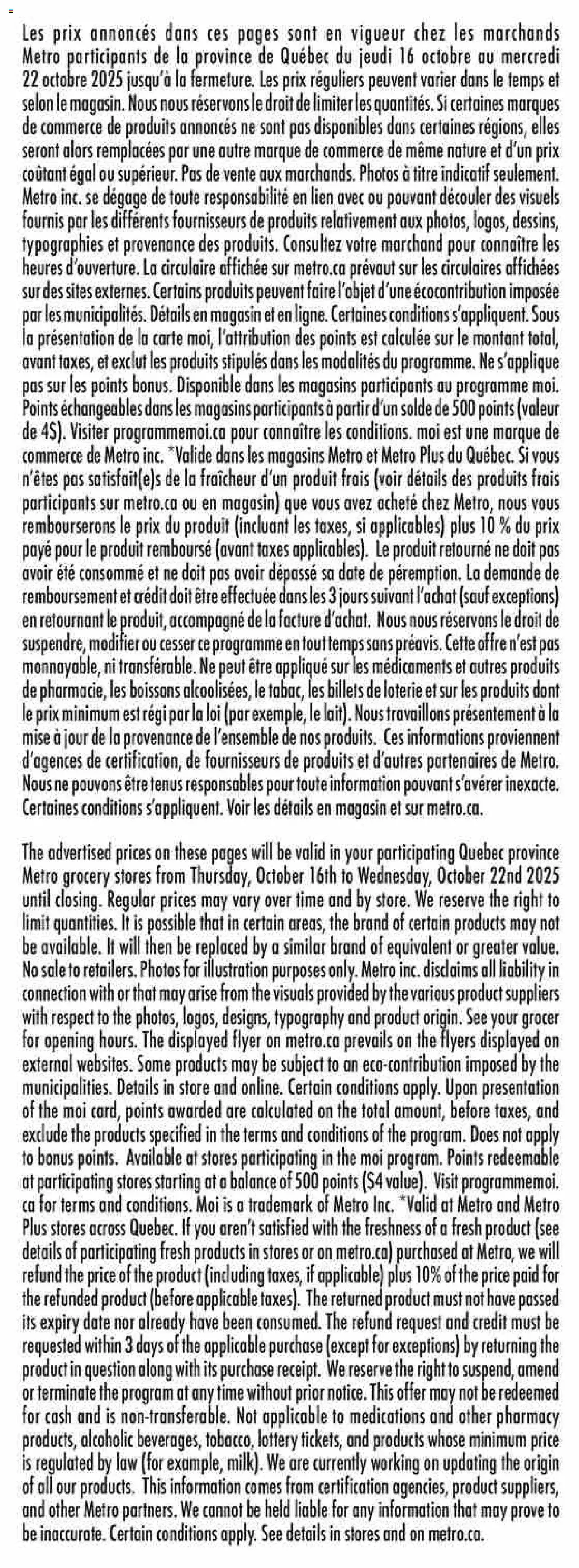 Metro flyer valid from 16.10.2025 | Page: 19