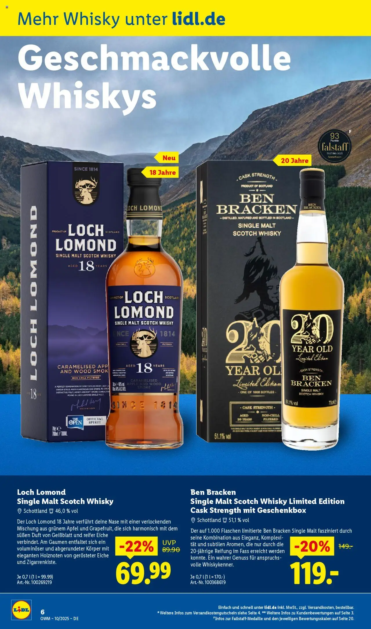 Lidl Wein & Spirituosen im Onlineshop – gültig ab 01.10.2025 | Seite: 6 | Produkte: Whisky, Öl, Äpfel, Apple Lidl Wein & Spirituosen im Onlineshop – gültig ab 01.10.2025 | Seite: 6 | Produkte: Whisky, Öl, Äpfel, Apple