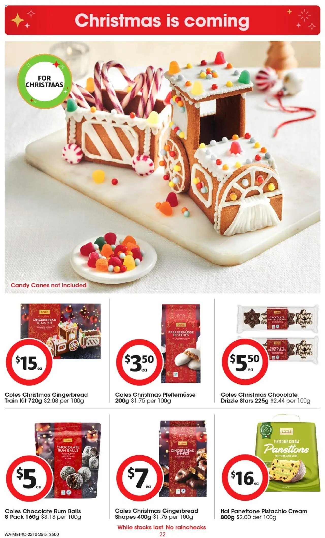Coles catalogue - valid from 22.10.2025 | Page: 22 | Products: Chocolate, Chips, Cream, Rum