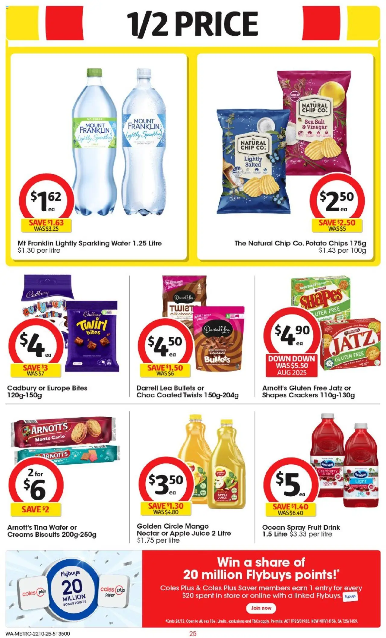 Coles catalogue - valid from 22.10.2025 | Page: 25 | Products: Milk, Juice, Vinegar, Oven