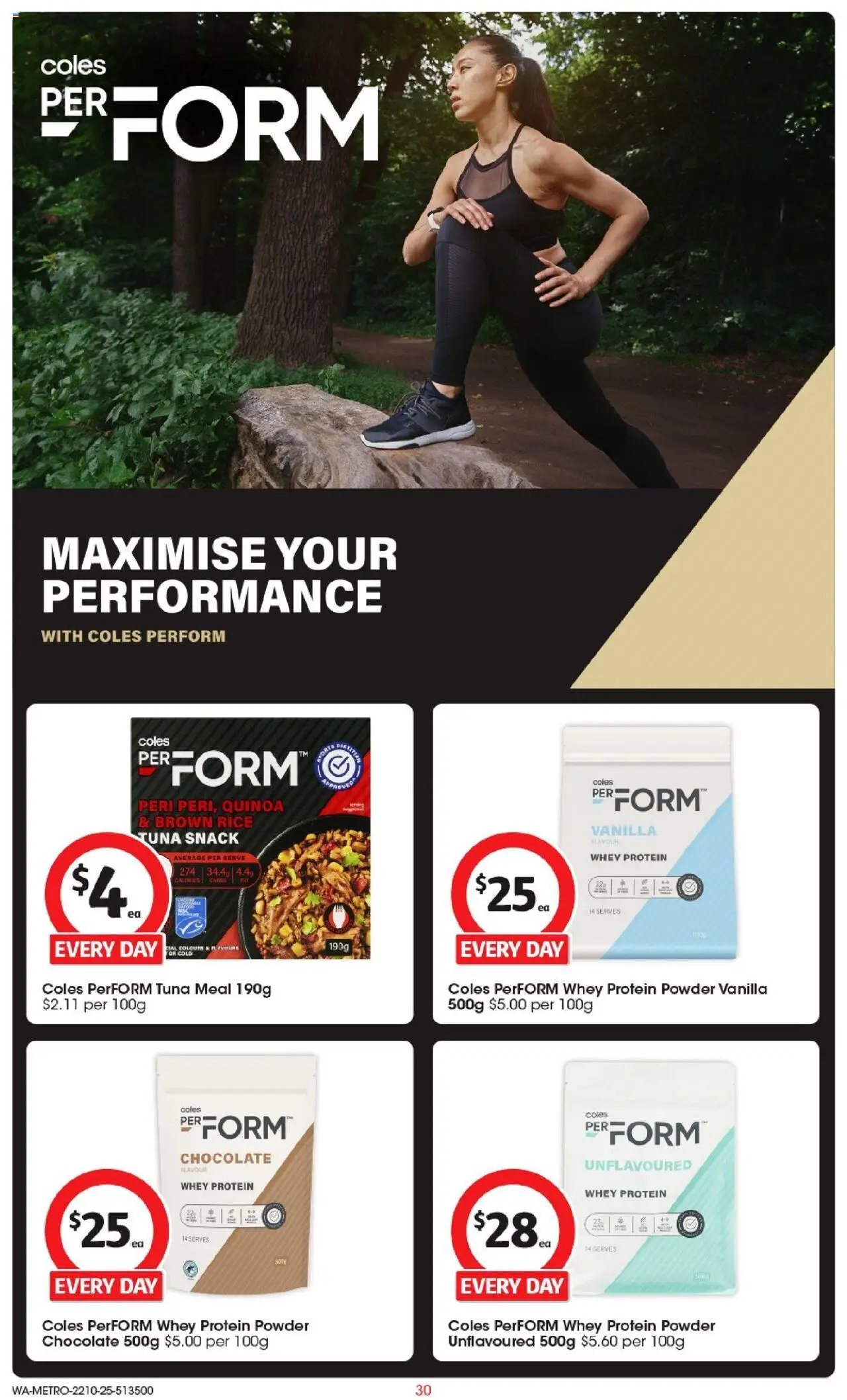 Coles catalogue - valid from 22.10.2025 | Page: 30 | Products: Powder, Chocolate, Rice, Tuna