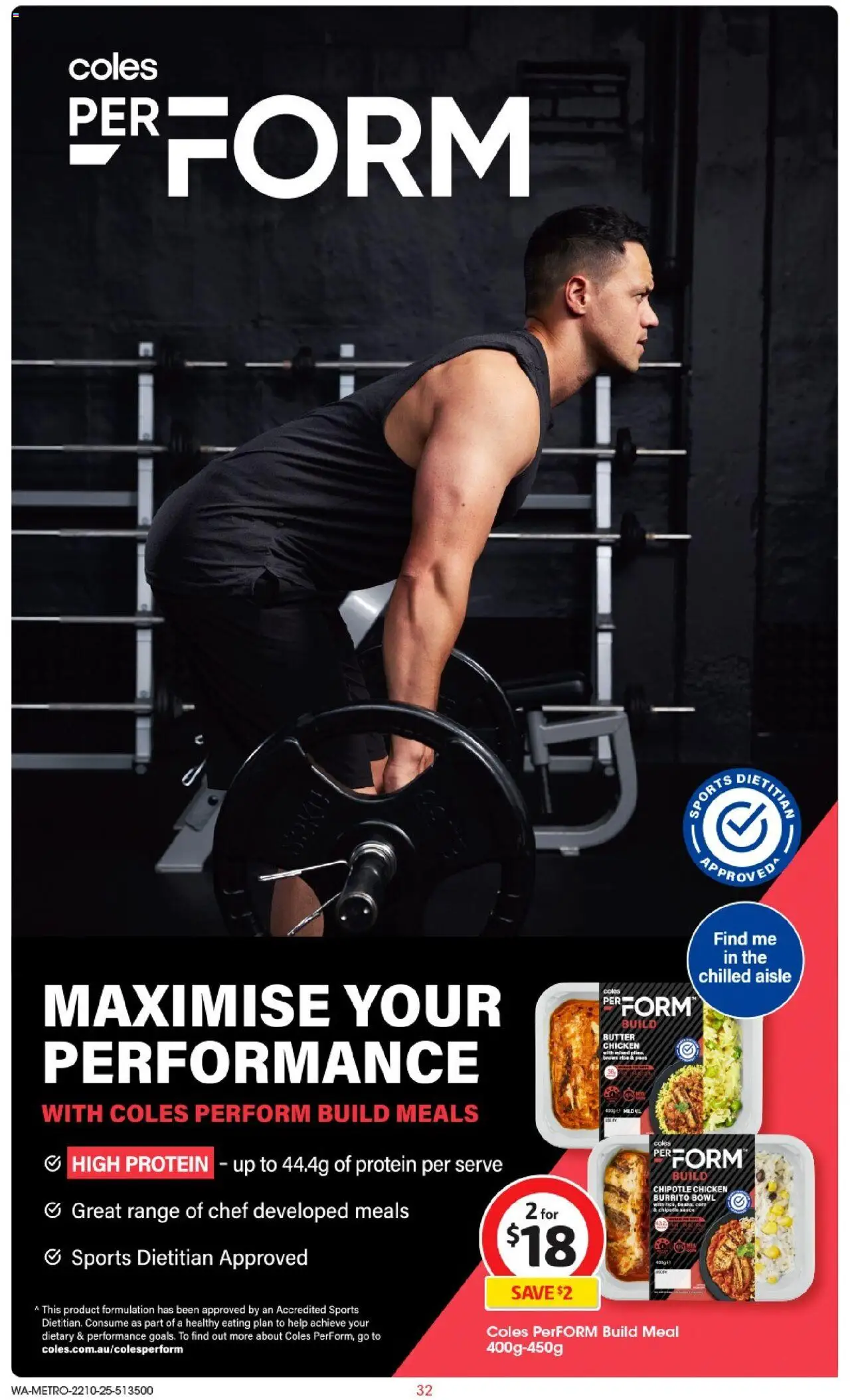 Coles catalogue - valid from 22.10.2025 | Page: 32 | Products: Butter, Chicken