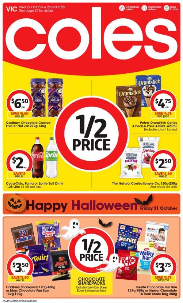 ﻿Coles catalogue valid from 22/10/2025 > Online Australia